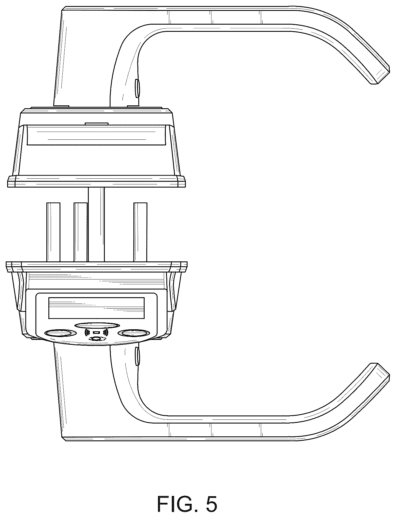 Patent USD1100622 Figure 5 – Intelligent lock set
