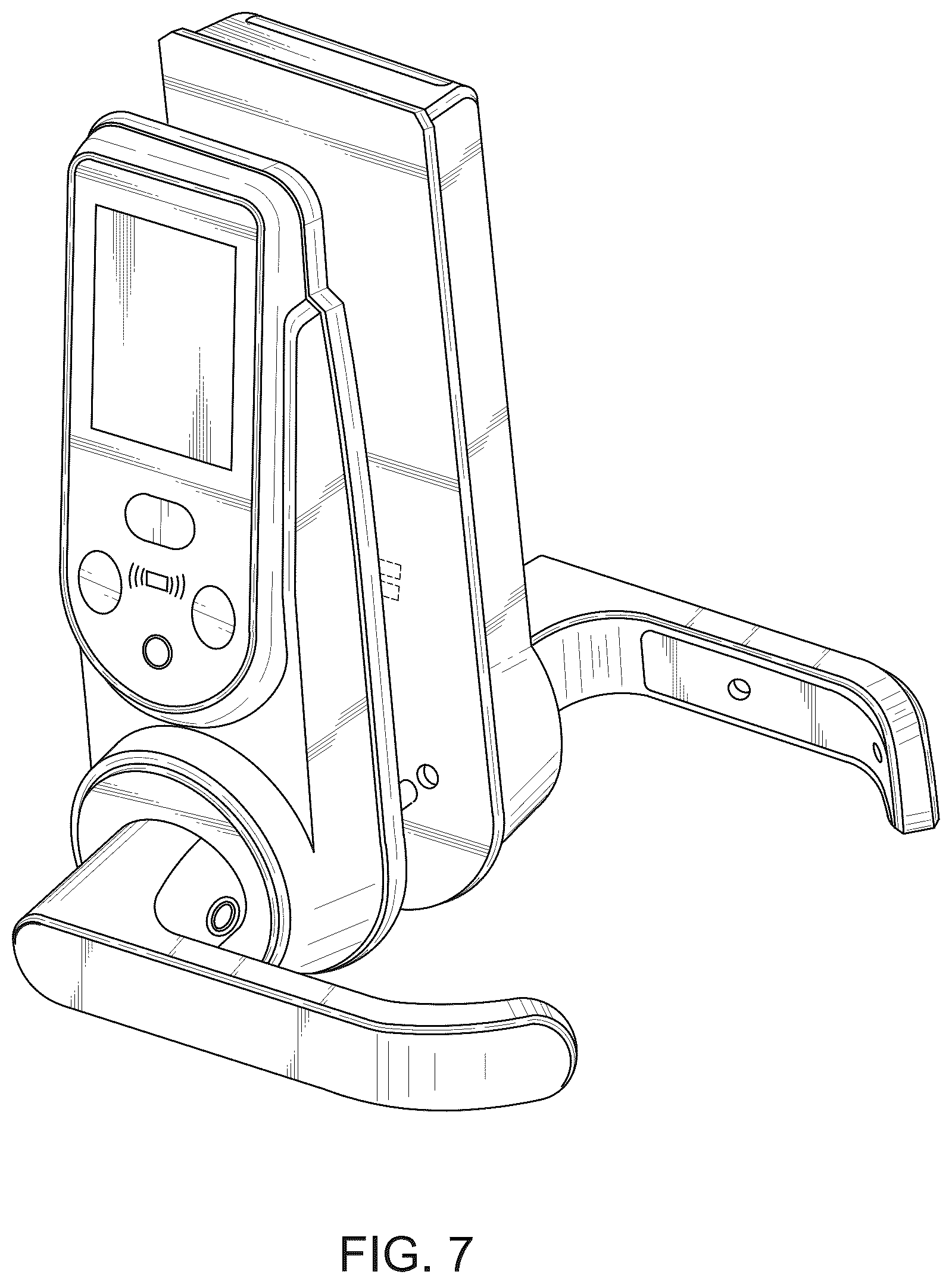 Patent USD1100622 Figure 7 – Intelligent lock set