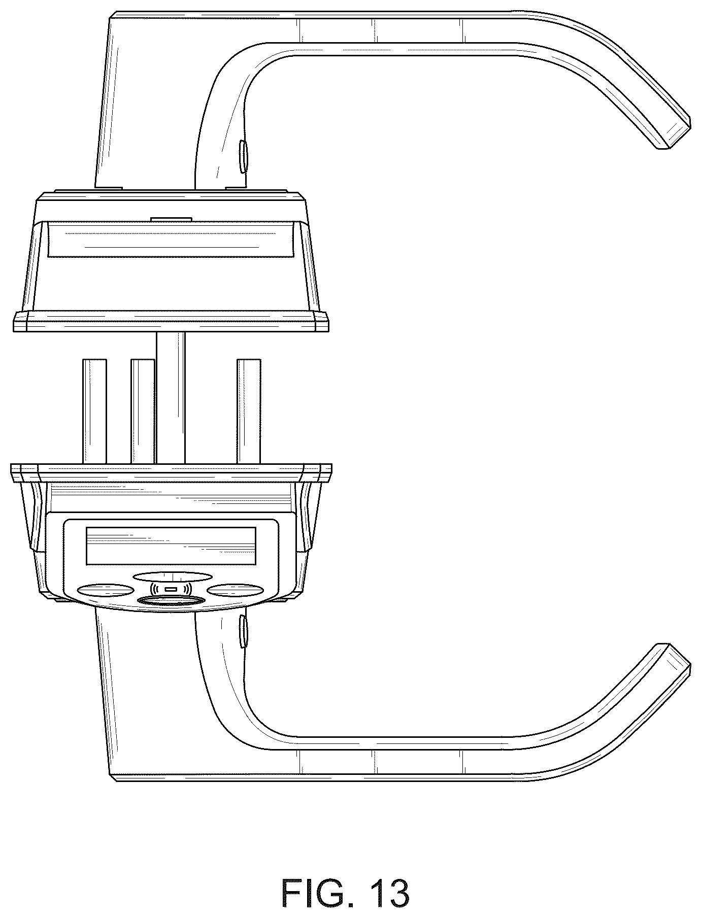 Patent USD1100622 Figure 13 – Intelligent lock set