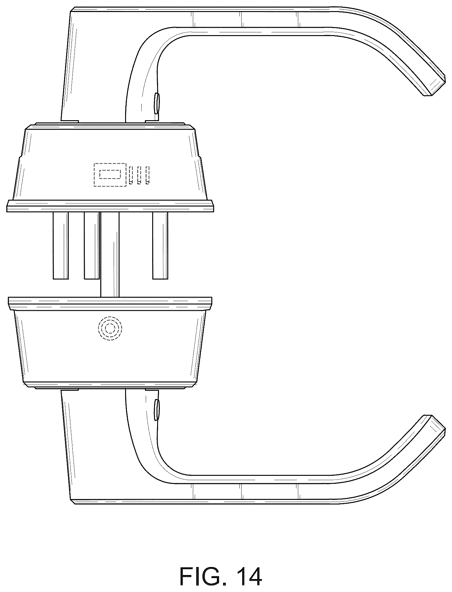 Patent USD1100622 Figure 14 – Intelligent lock set