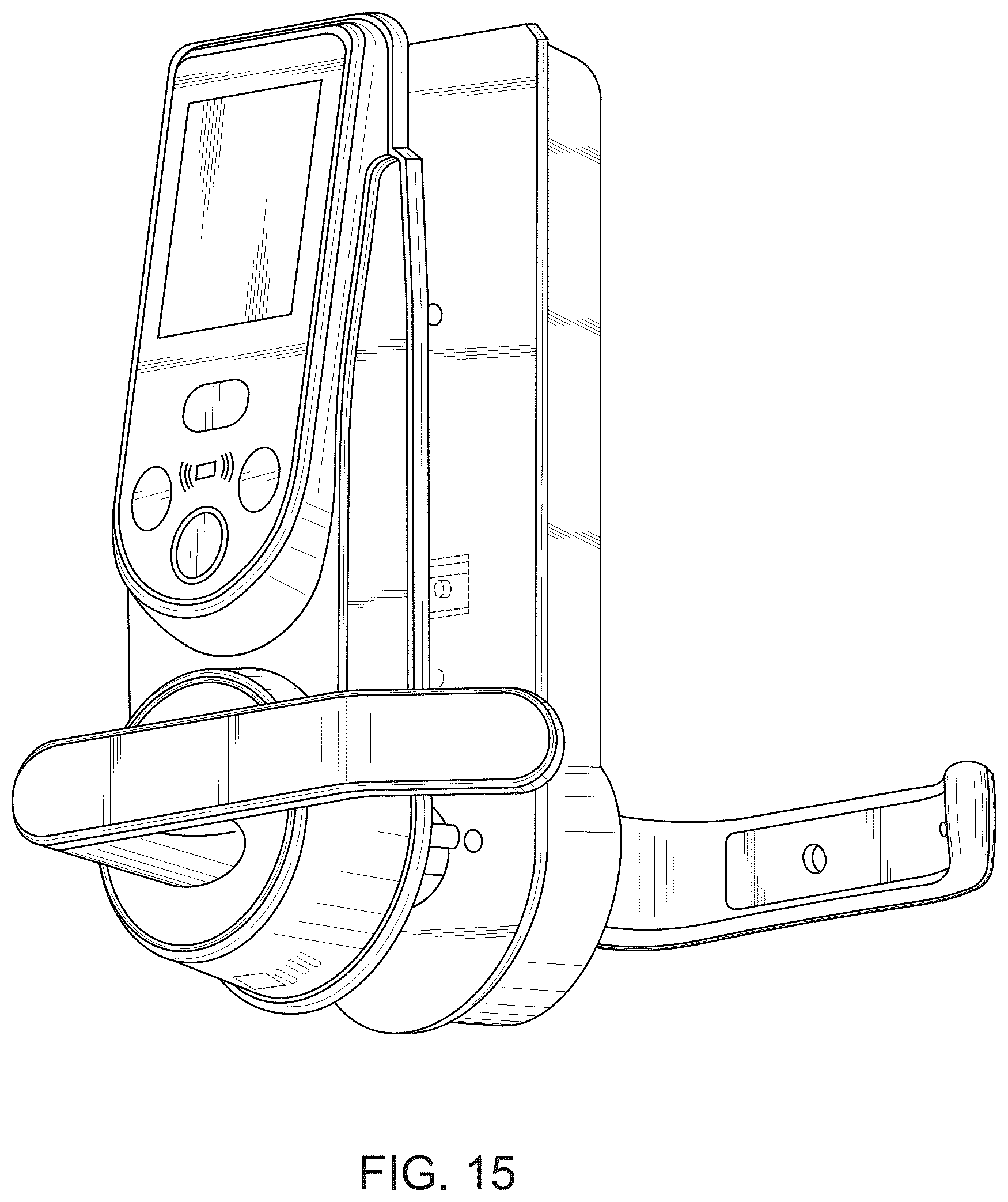 Patent USD1100622 Figure 15 – Intelligent lock set