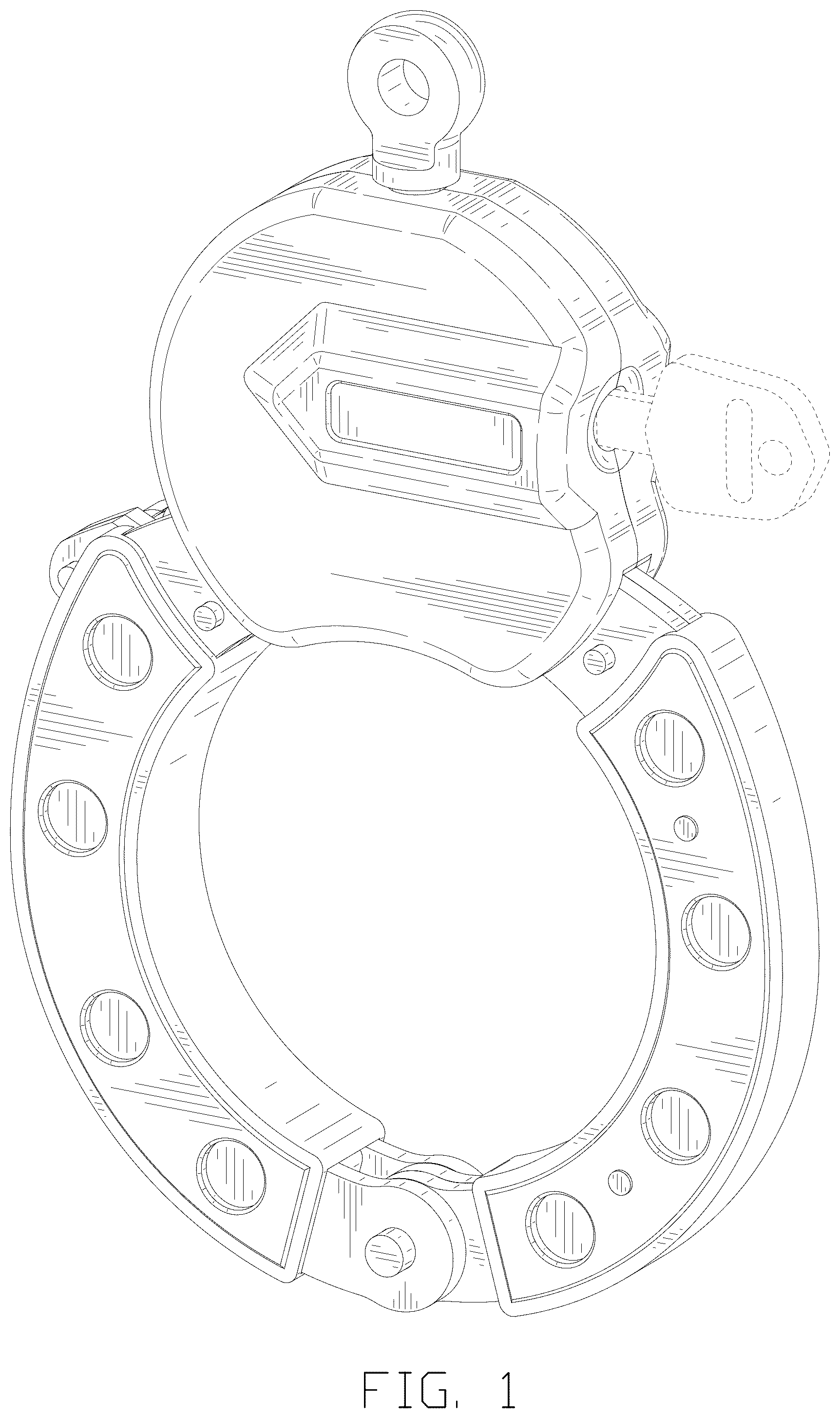 Patent USD1100624 Figure 1 – Bicycle lock
