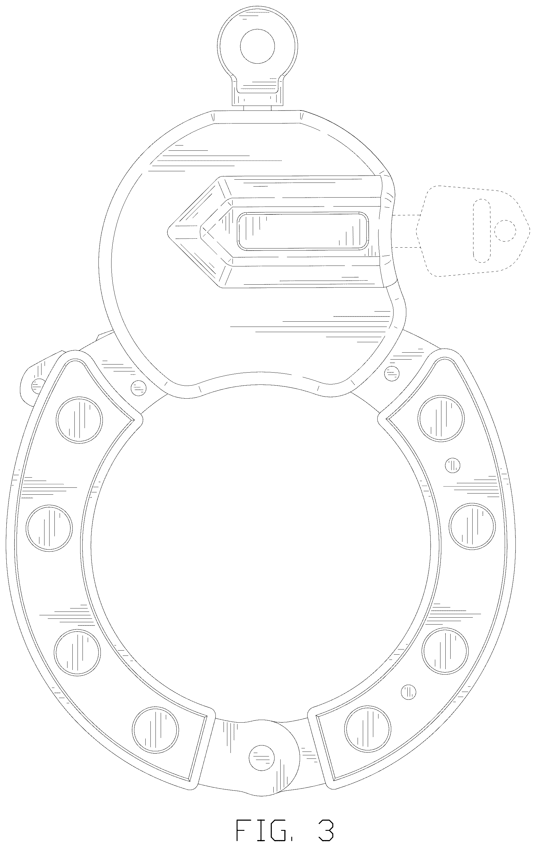 Patent USD1100624 Figure 3 – Bicycle lock