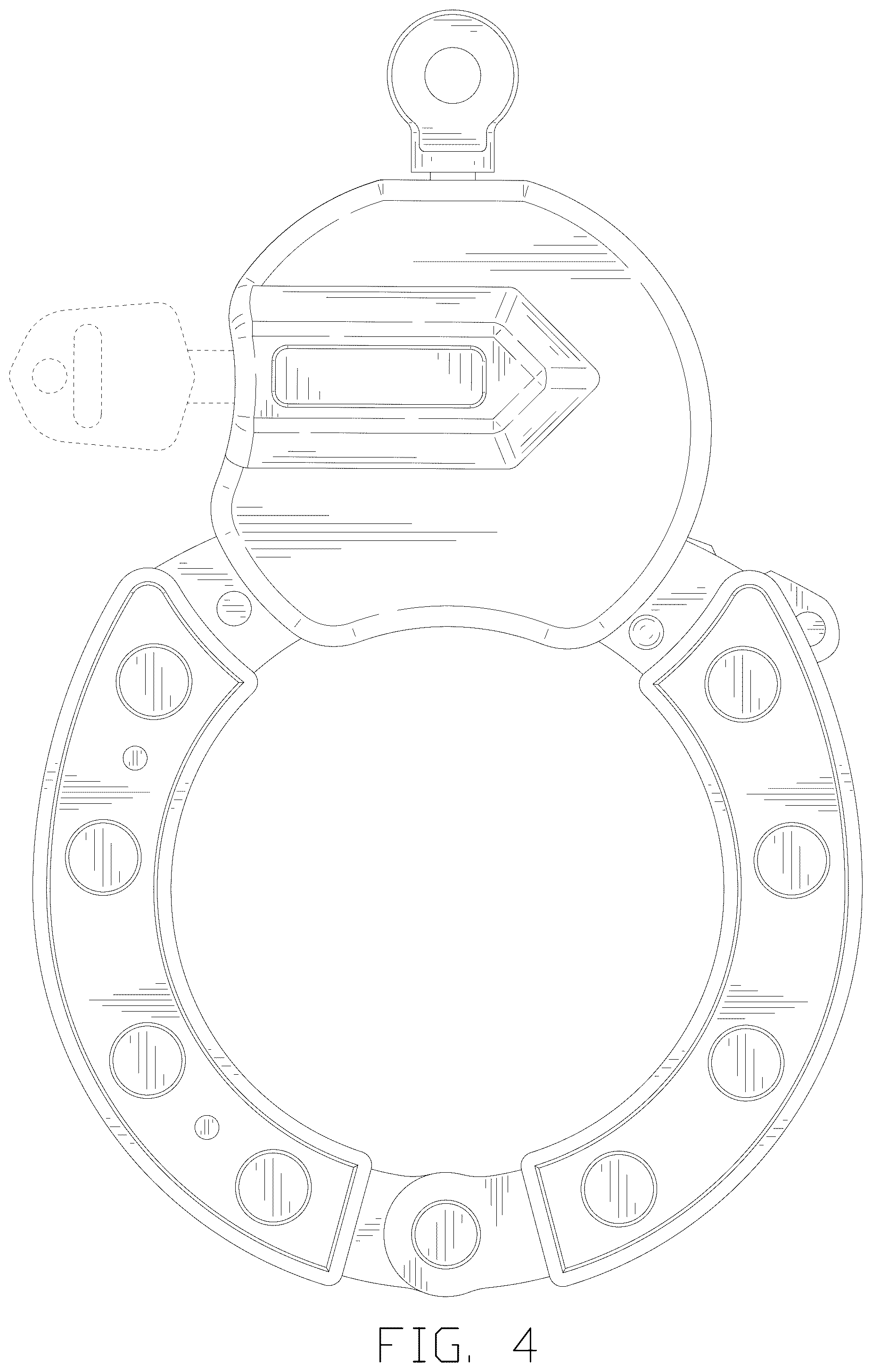Patent USD1100624 Figure 4 – Bicycle lock