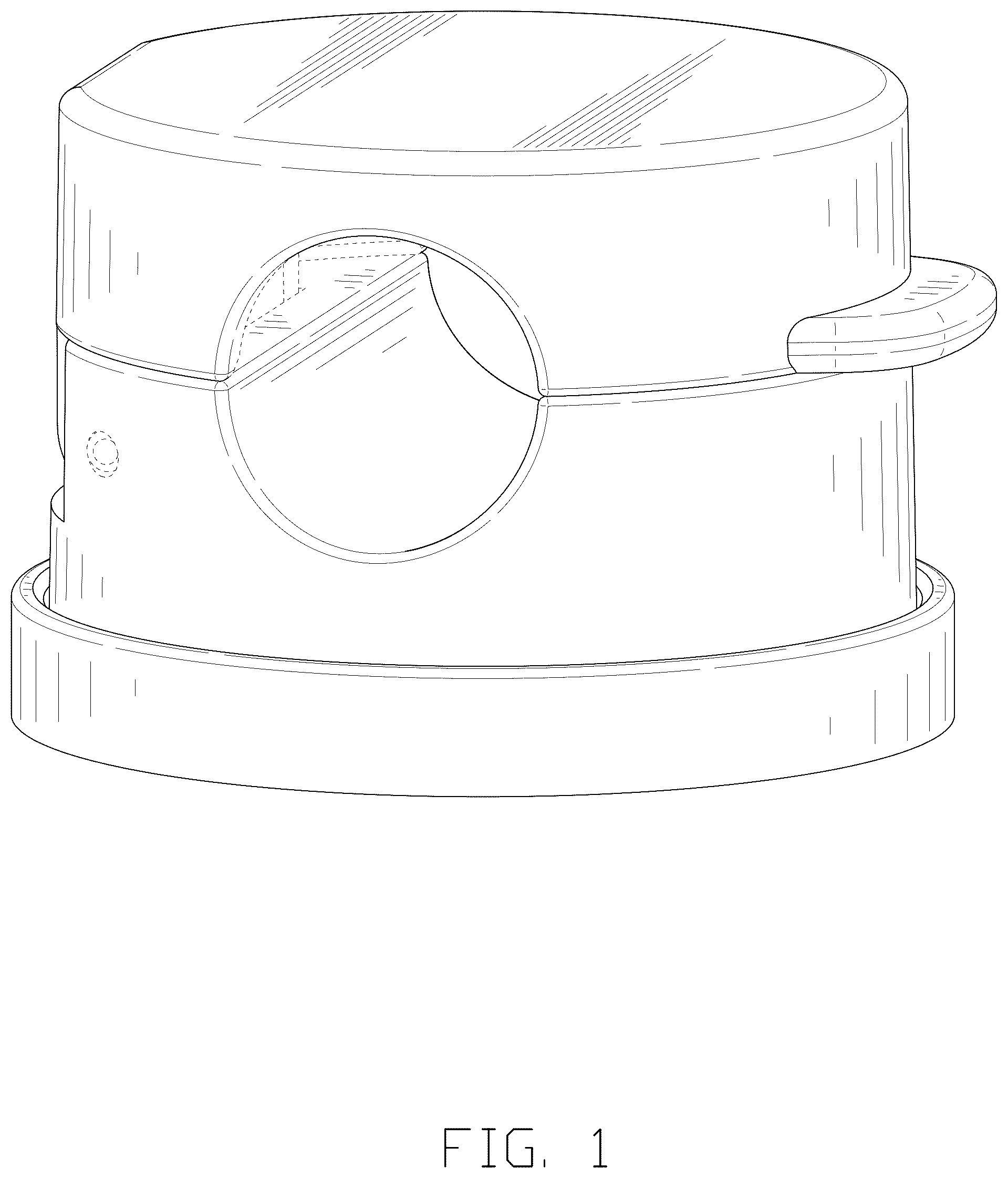 Patent USD1100635 Figure 1 – Cable holder