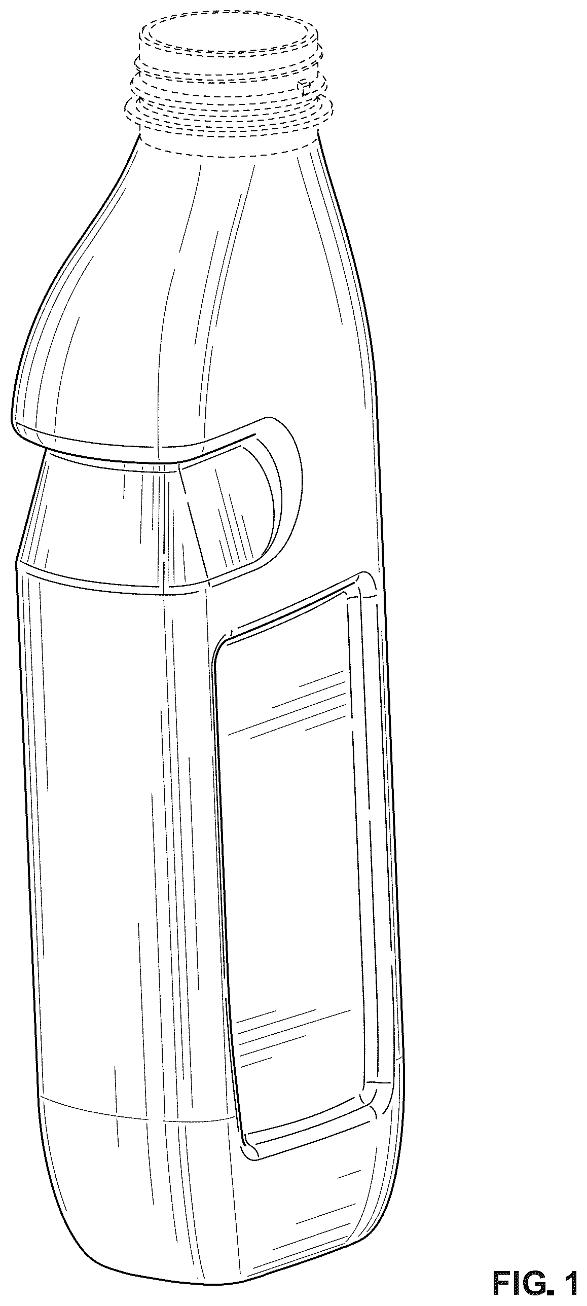 Patent USD1100668 Figure 1 – Bottle