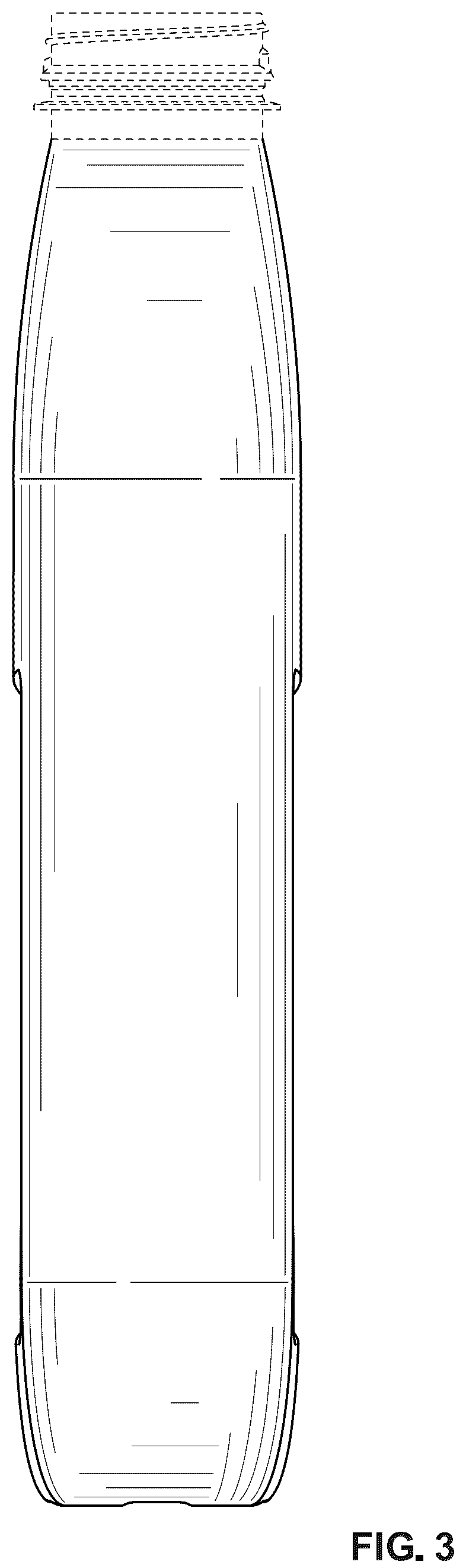 Patent USD1100668 Figure 3 – Bottle