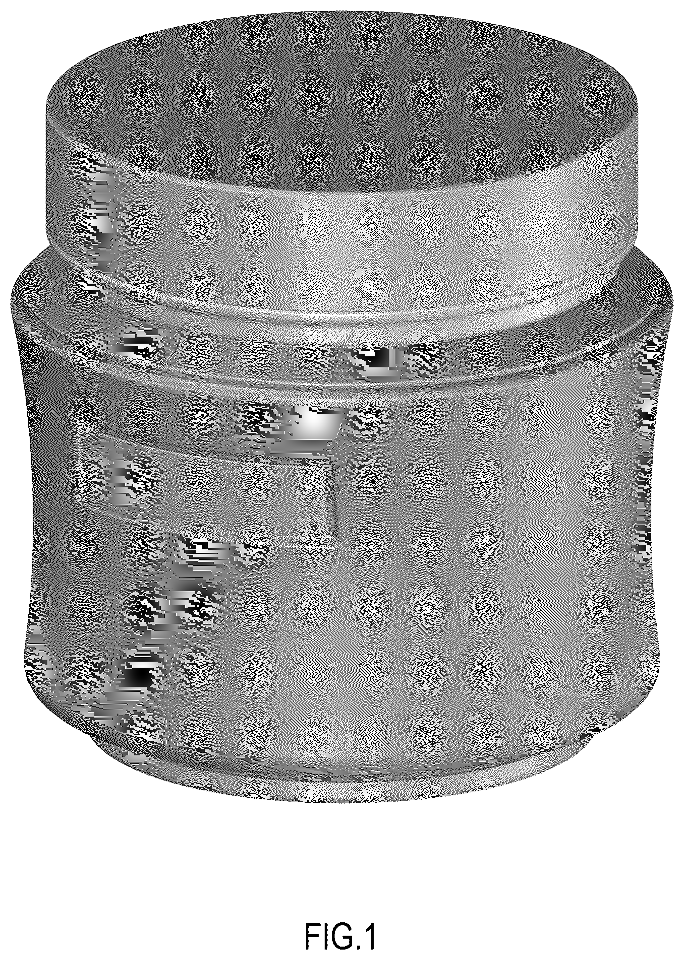 Patent USD1100673 Figure 1 – Cosmetics container