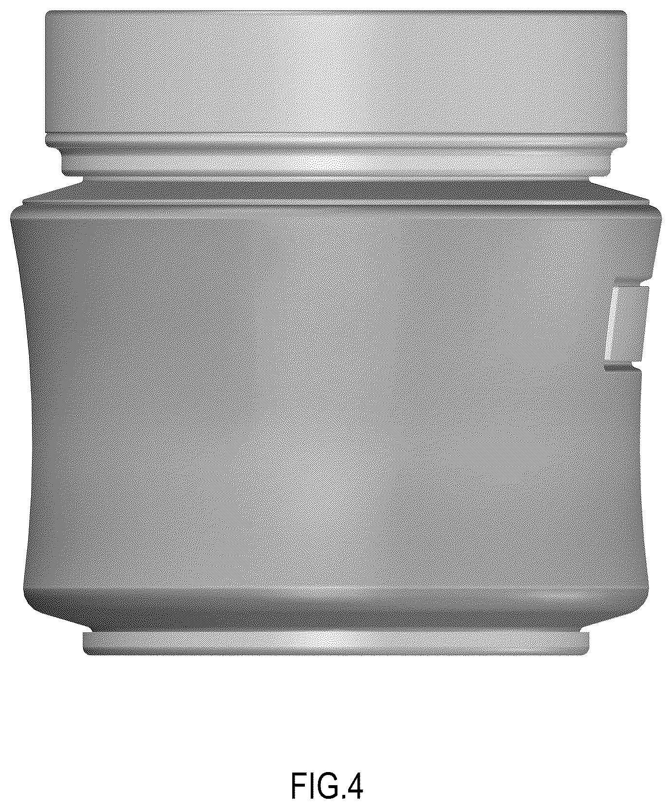 Patent USD1100673 Figure 4 – Cosmetics container