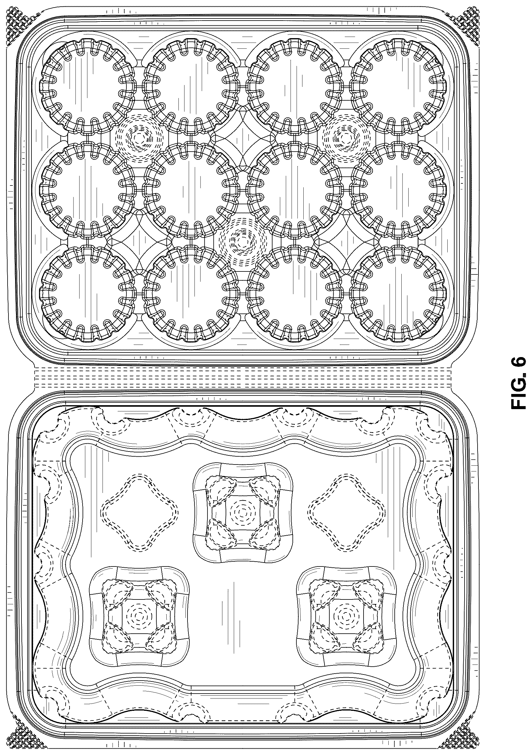 Patent USD1100681 Figure 6 – Container