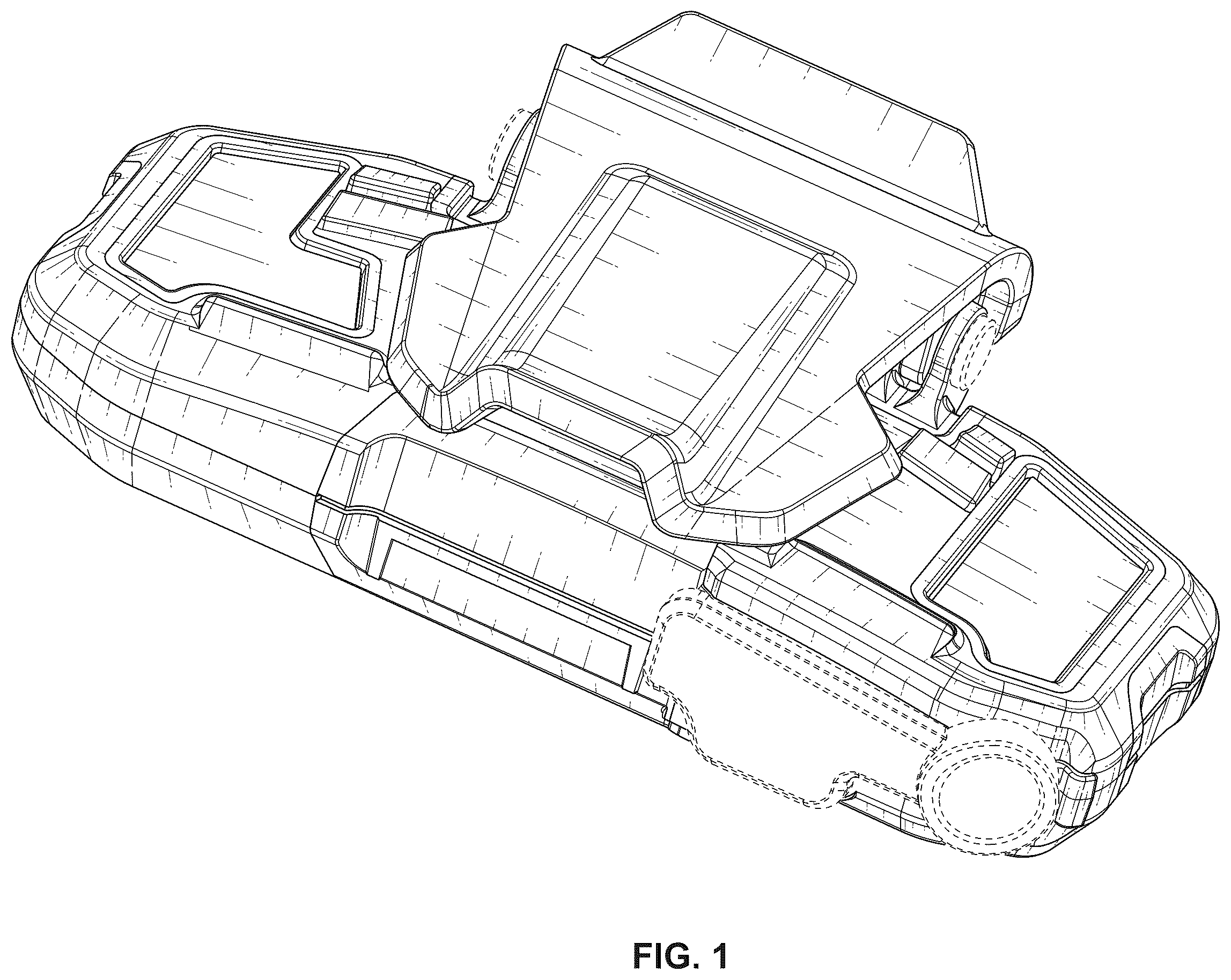 Patent USD1100692 Figure 1 – Wearable electric field detector