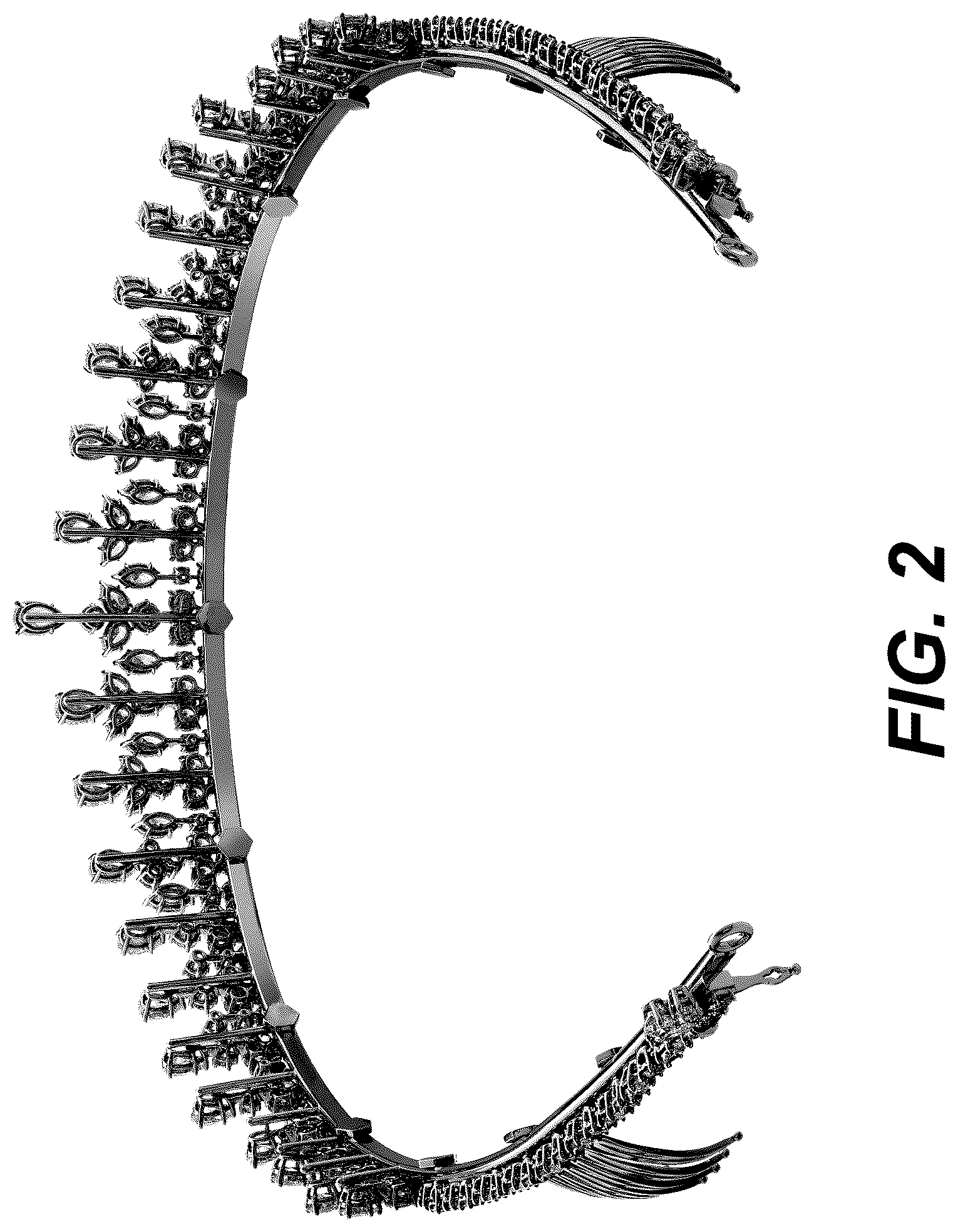Patent USD1100707 Figure 2 – Tiara