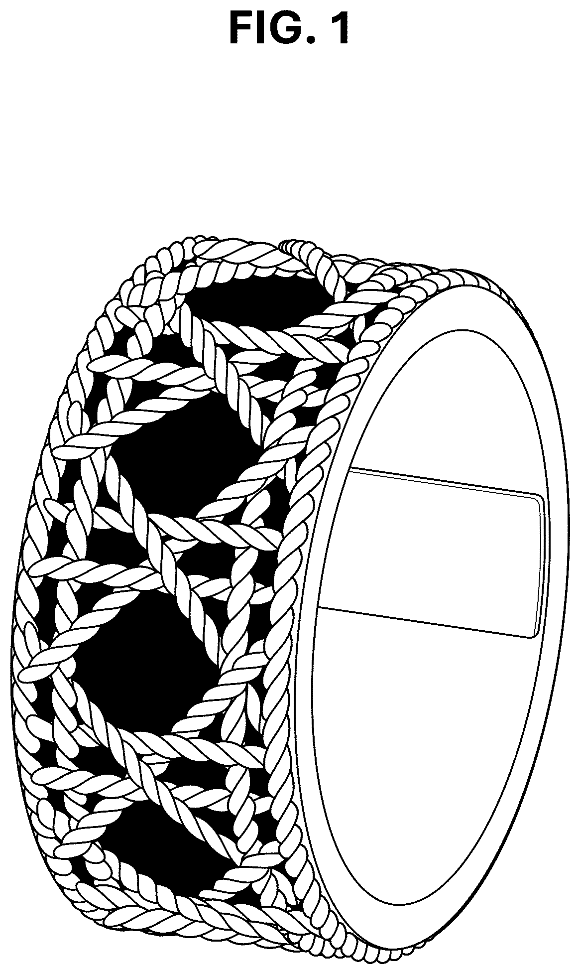 Patent USD1100719 Figure 1 – Ring
