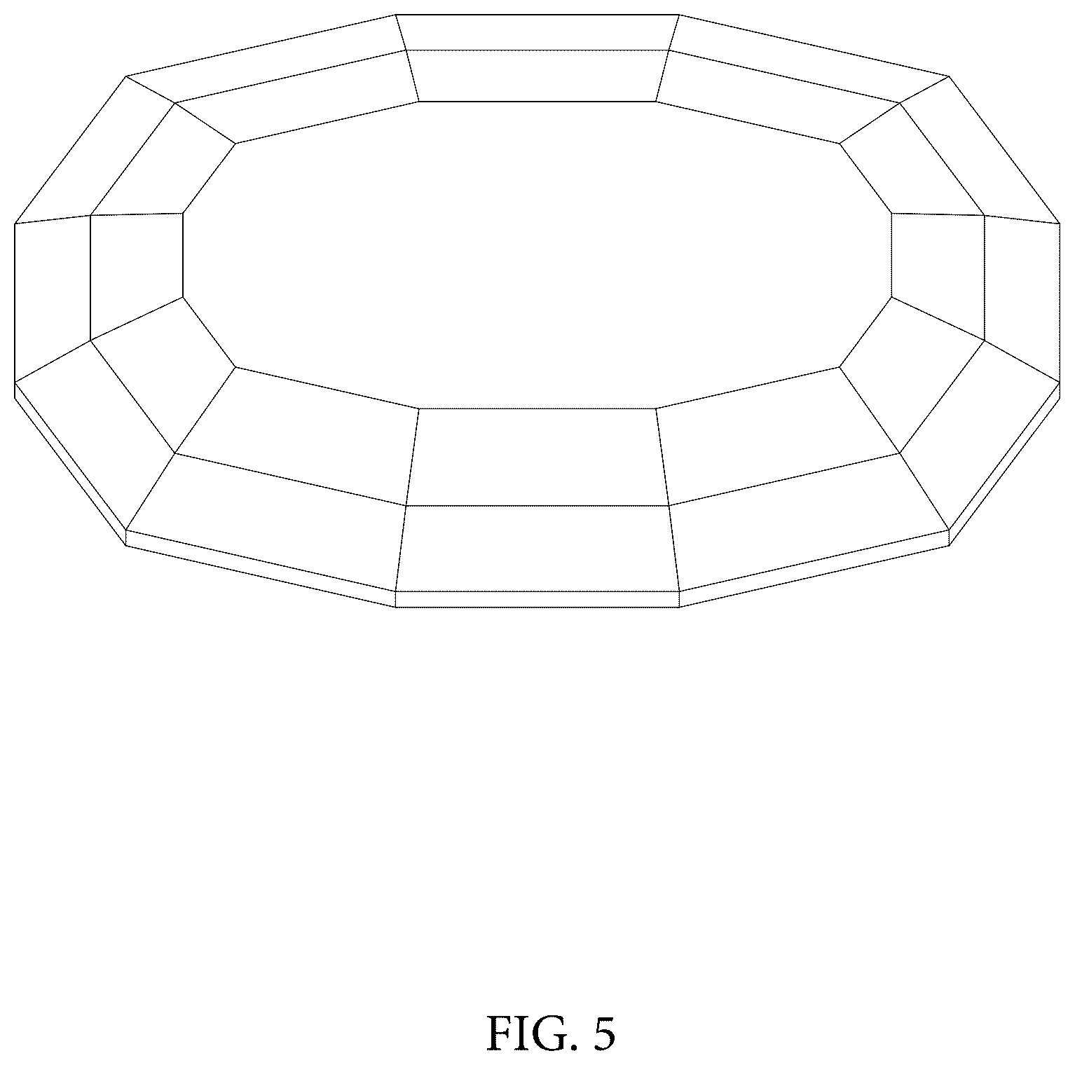 Patent USD1100722 Figure 5 – Gemstone