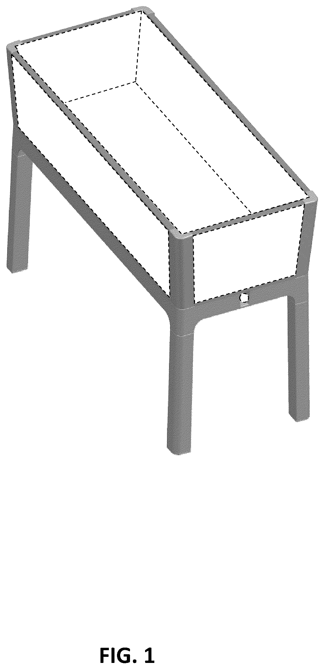 Patent USD1100730 Figure 1 – Flower box