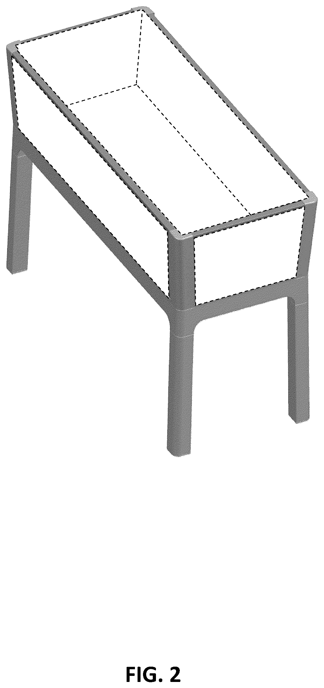 Patent USD1100730 Figure 2 – Flower box