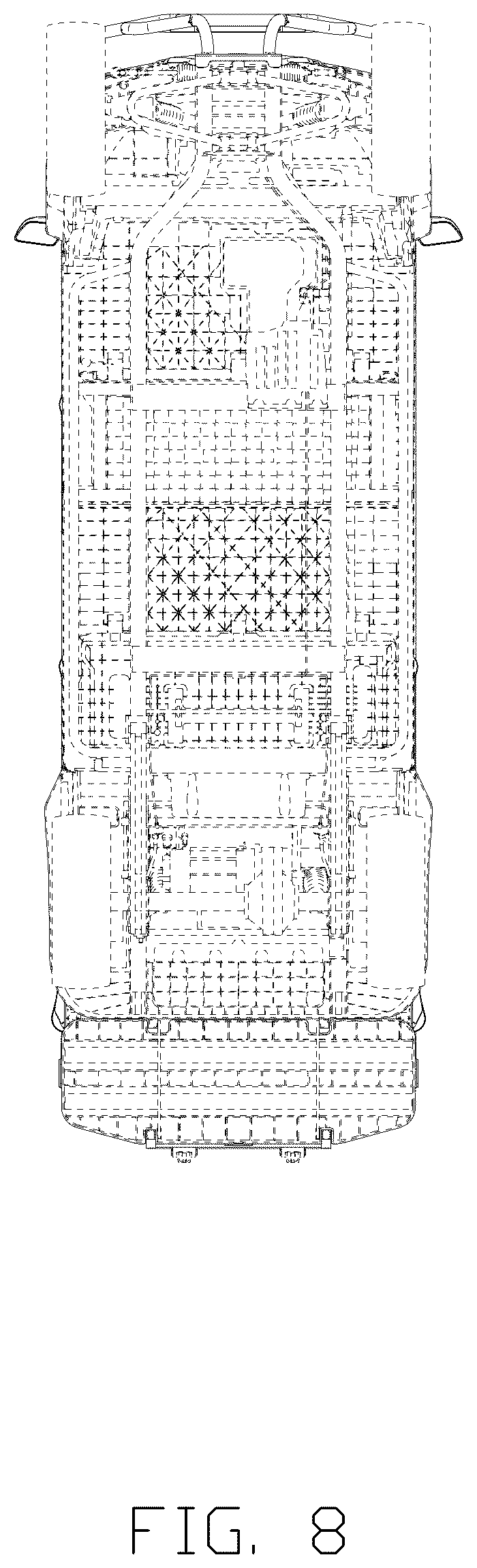 Patent USD1100742 Figure 8 – Golf cart
