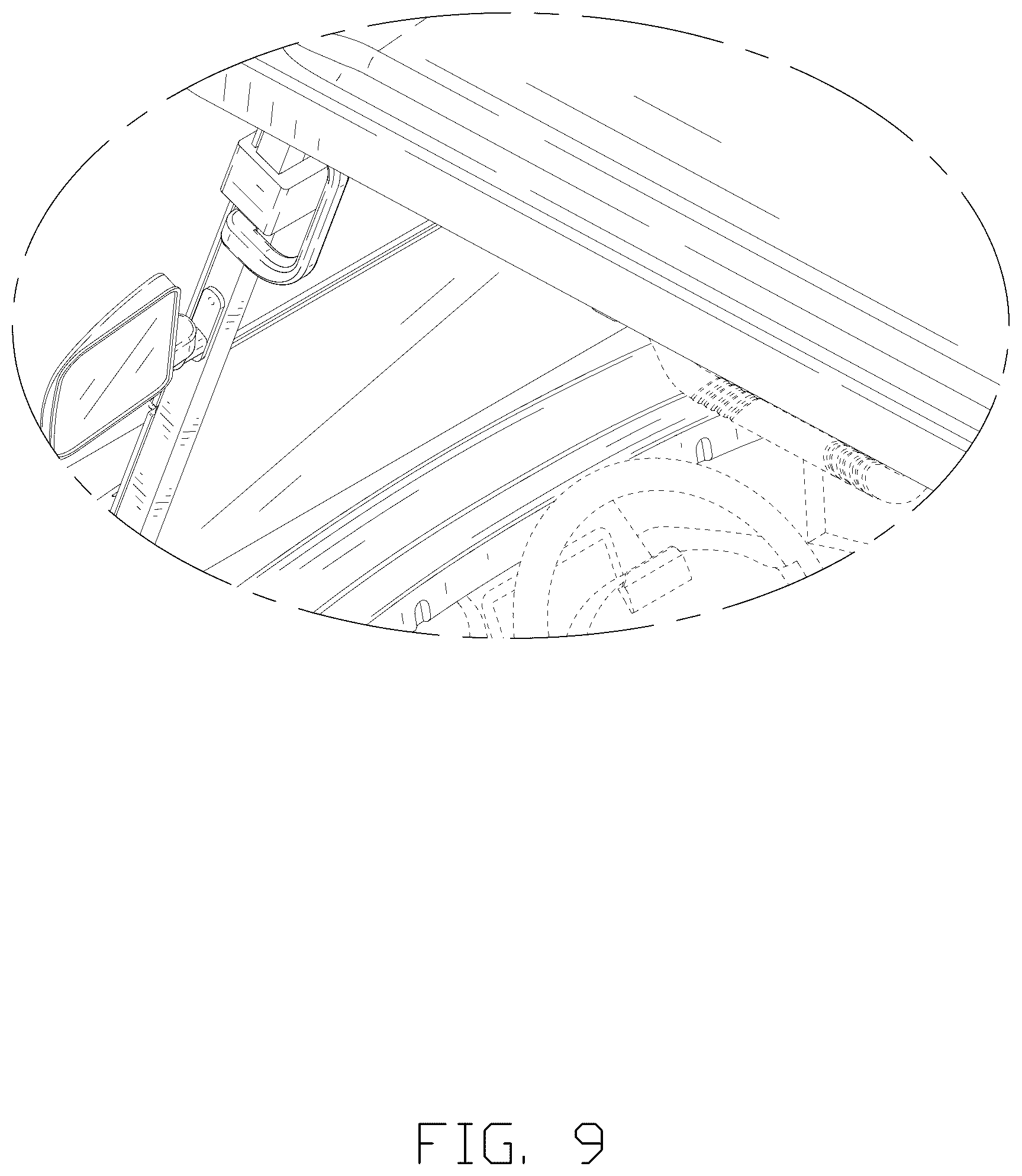Patent USD1100742 Figure 9 – Golf cart
