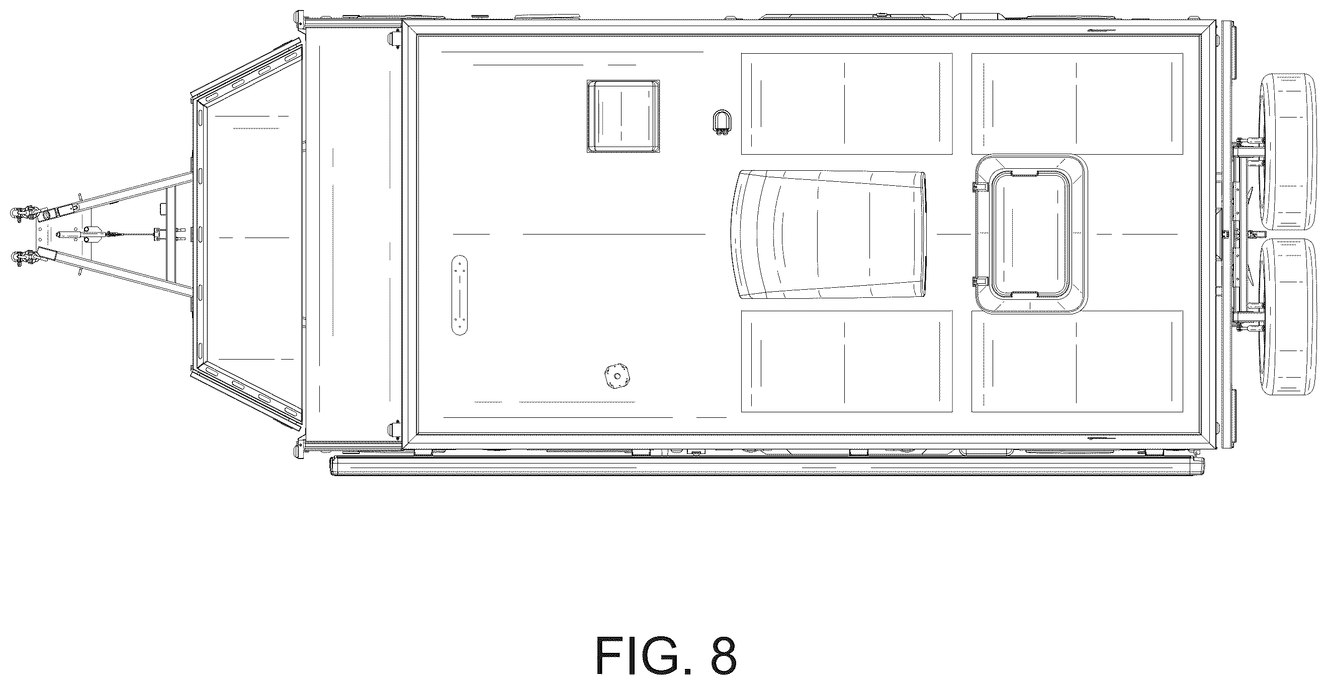 Patent USD1100747 Figure 8 – Recreational vehicle