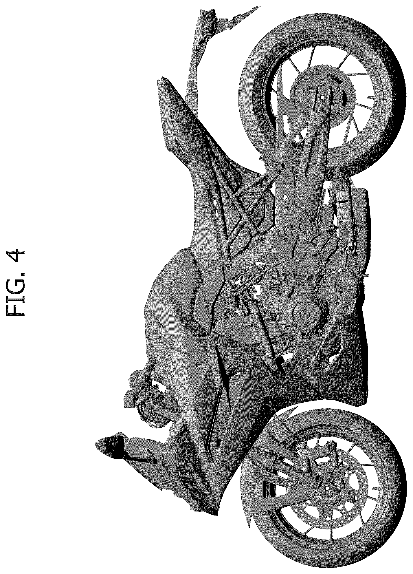 Patent USD1100750 Figure 4 – Motorcycle