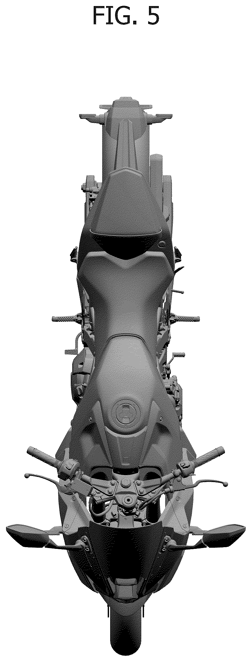 Patent USD1100750 Figure 5 – Motorcycle