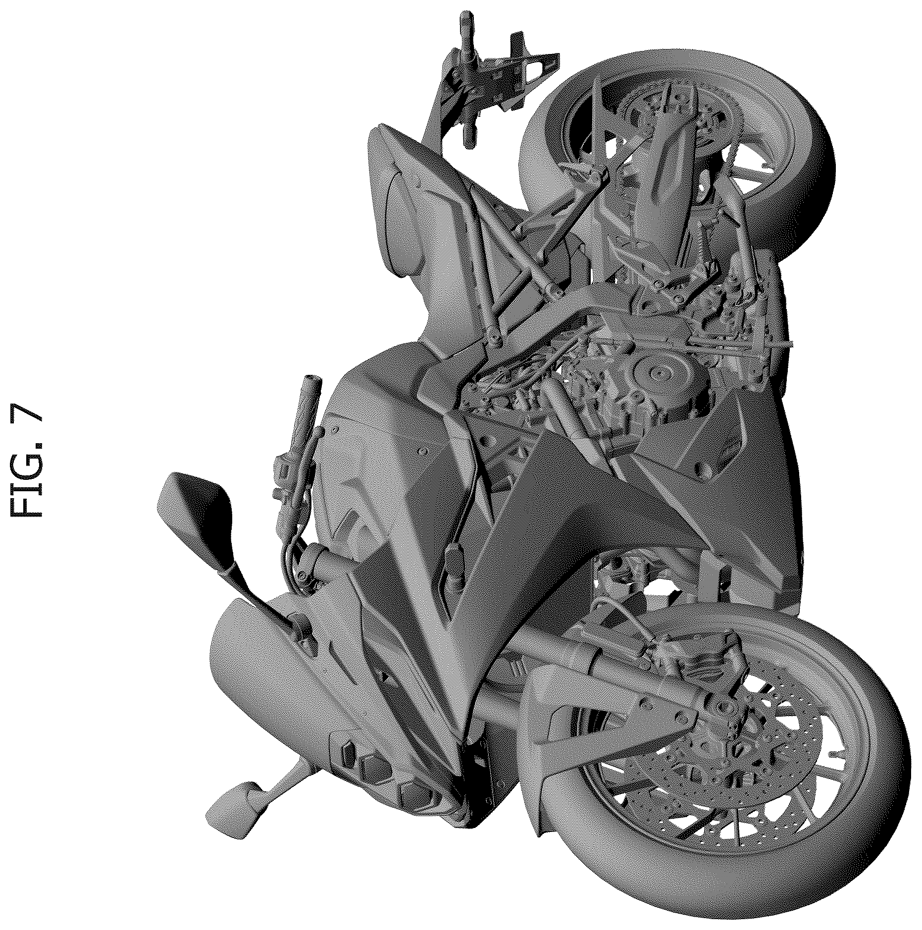 Patent USD1100750 Figure 7 – Motorcycle