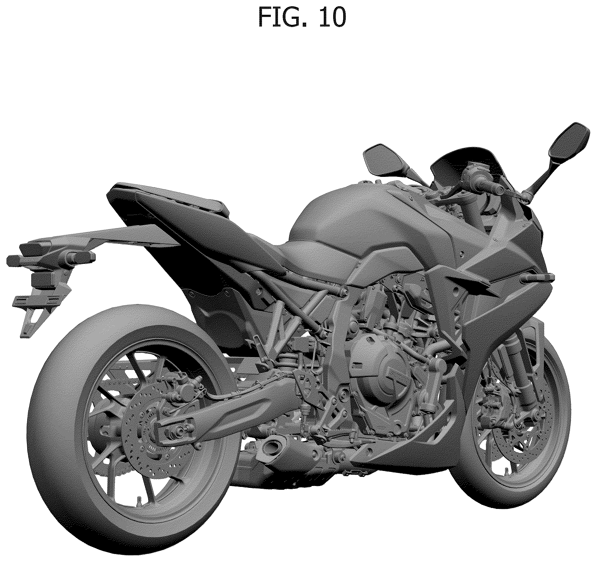 Patent USD1100750 Figure 10 – Motorcycle