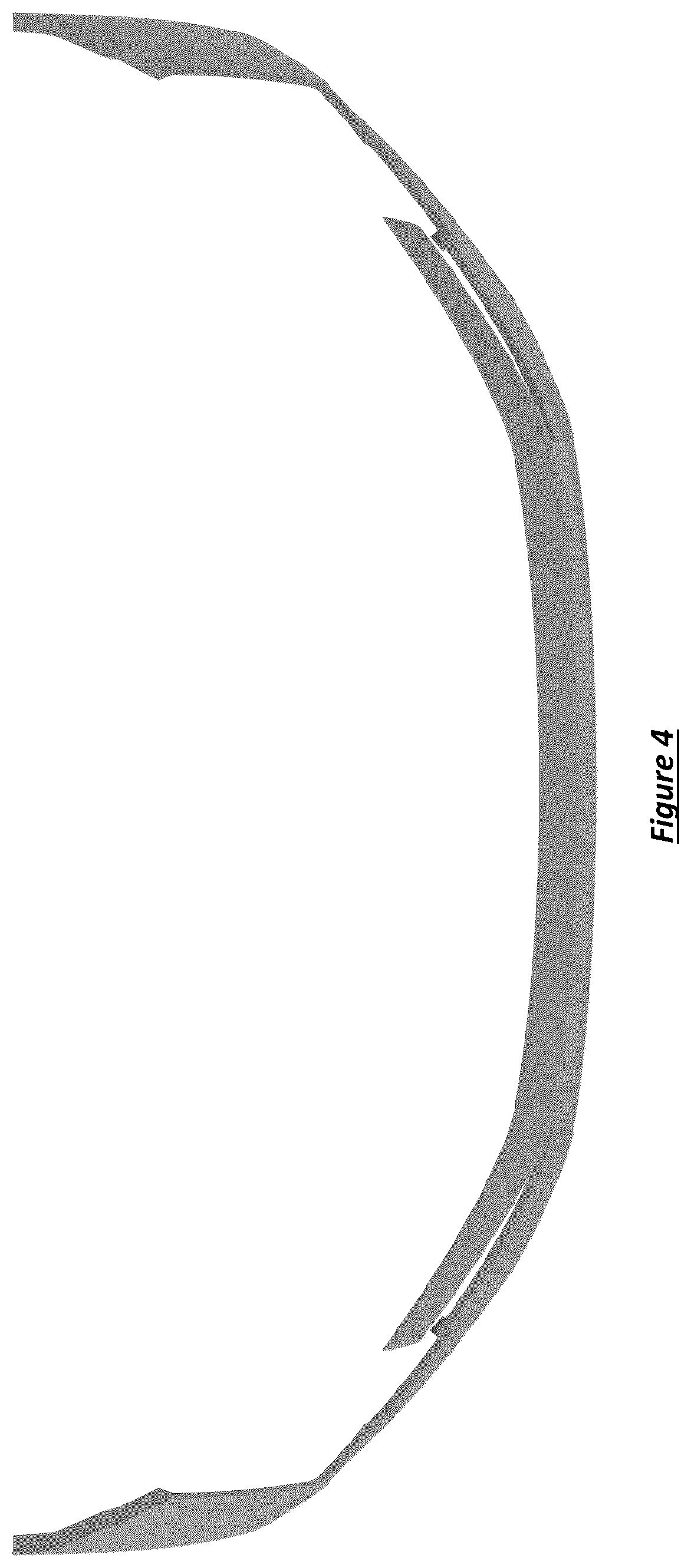 Patent USD1100756 Figure 4 – Front bumper