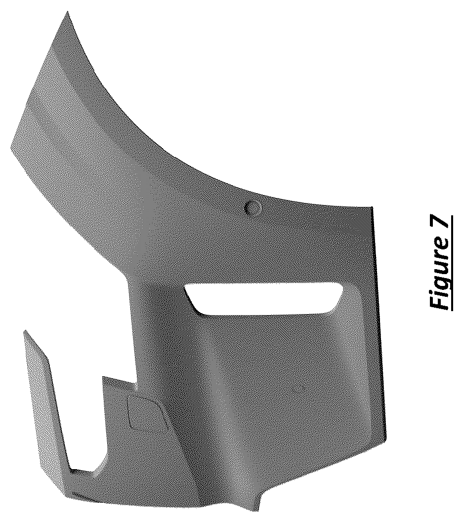 Patent USD1100756 Figure 7 – Front bumper