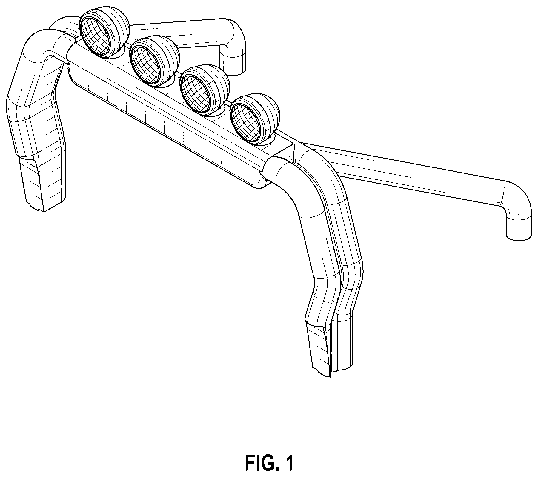 Patent USD1100787 Figure 1 – Model vehicle rollbar