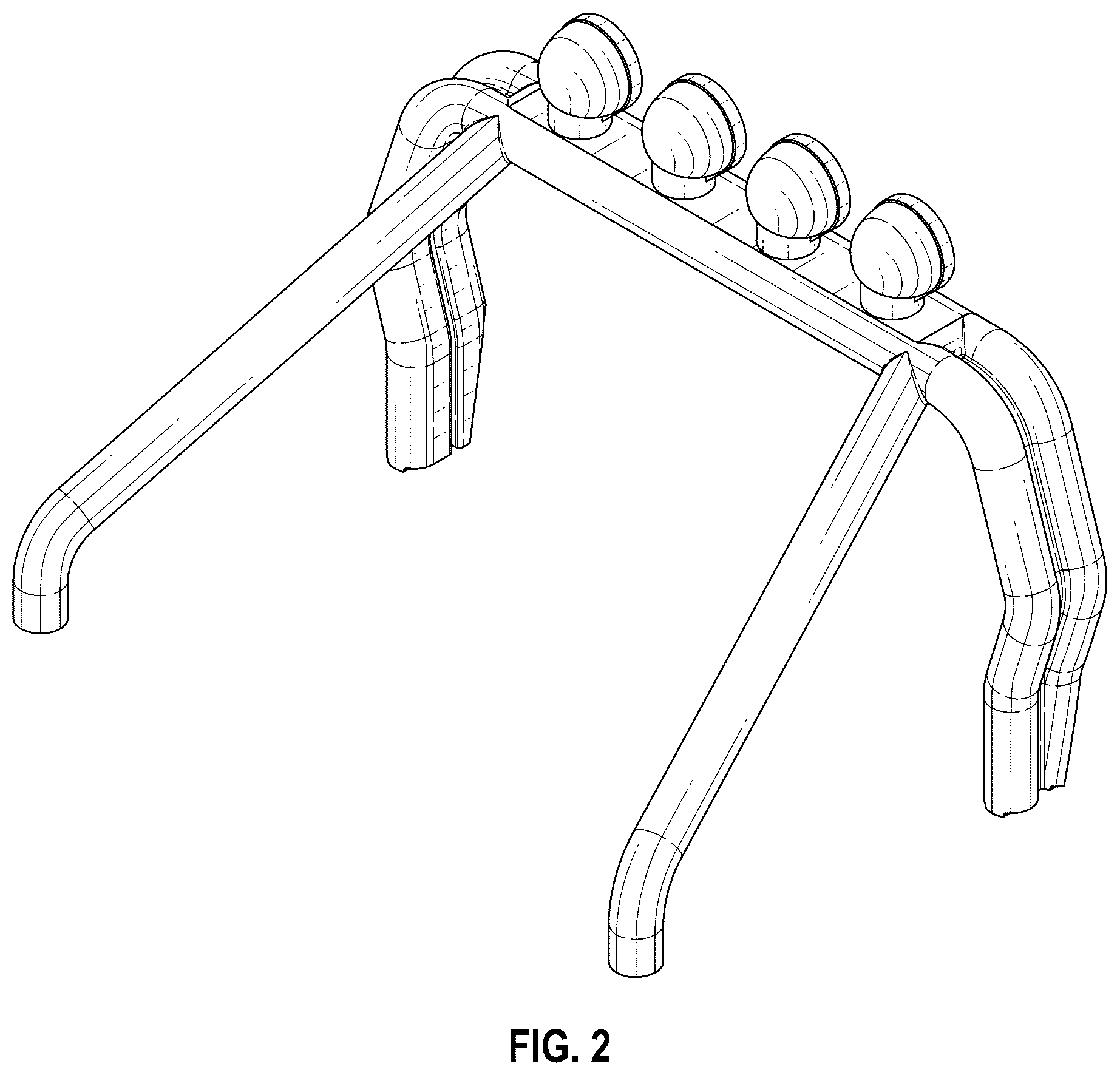 Patent USD1100787 Figure 2 – Model vehicle rollbar