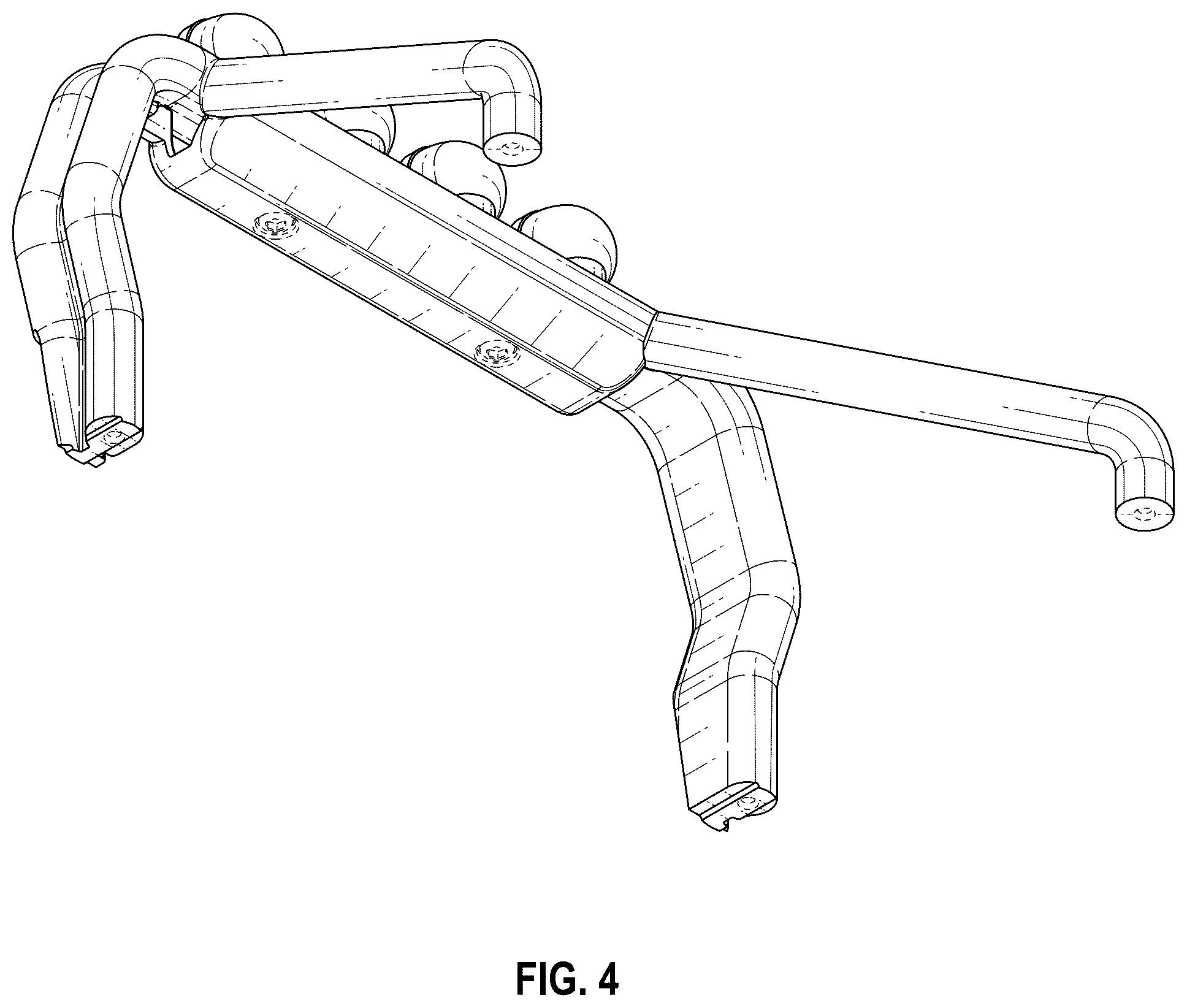 Patent USD1100787 Figure 4 – Model vehicle rollbar