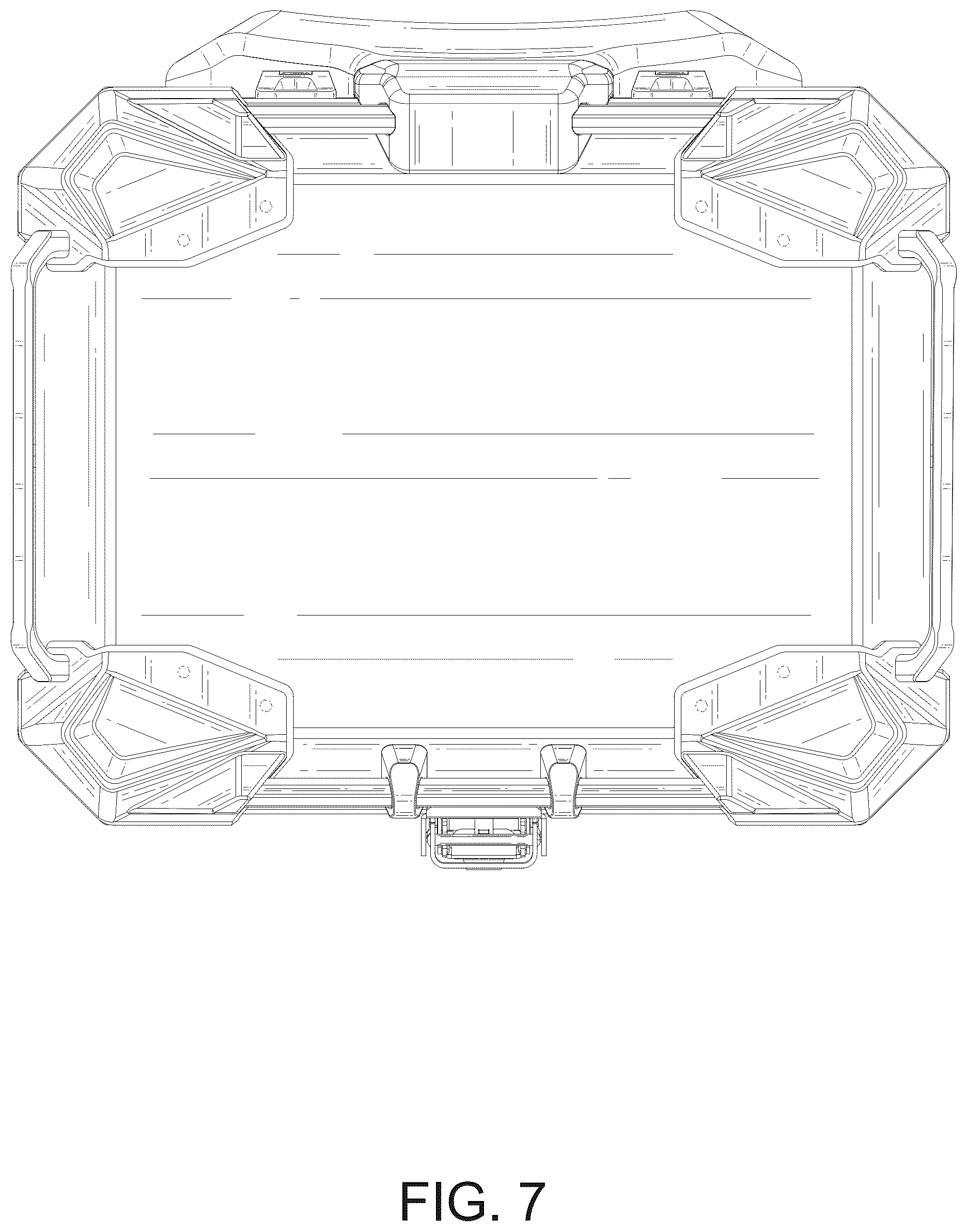 Patent USD1100798 Figure 7 – Motorcycle trunk