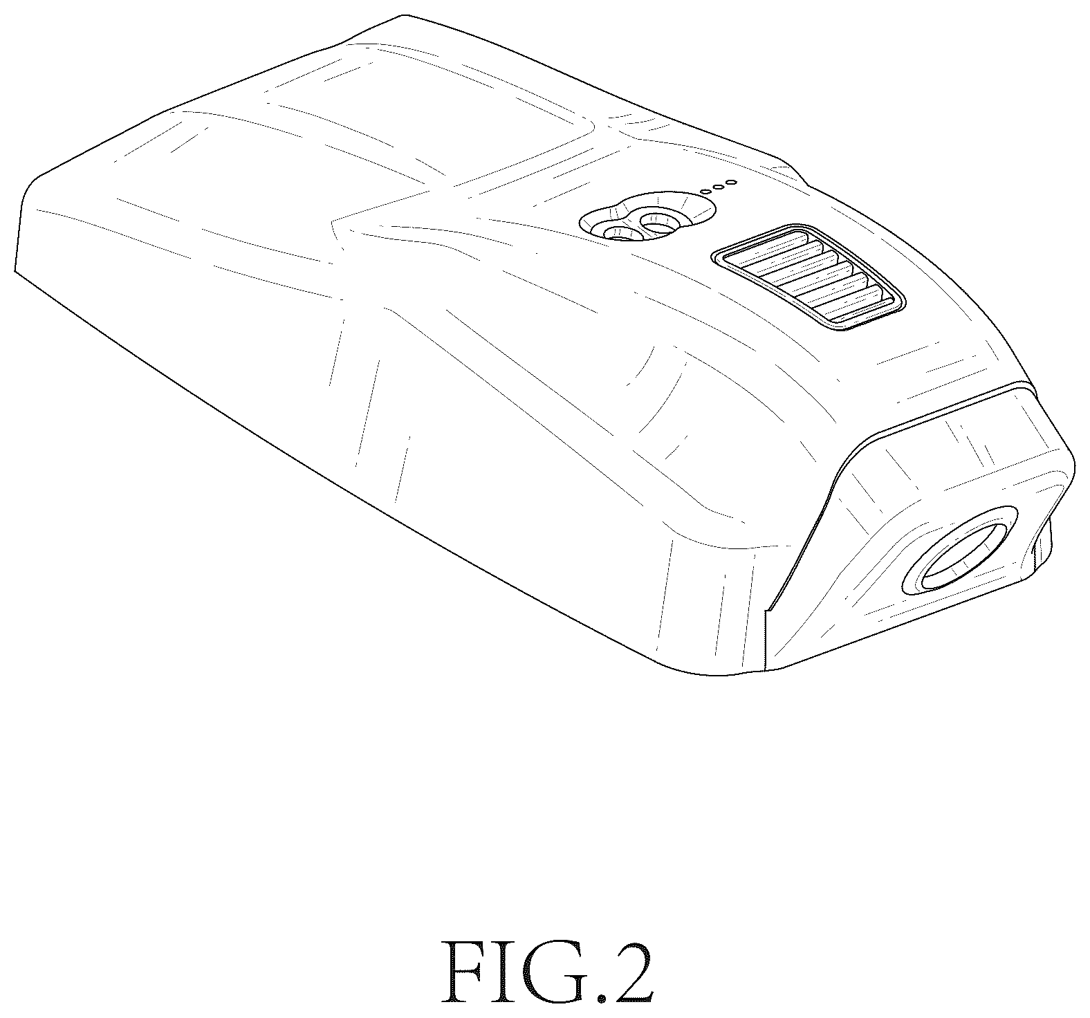 Patent USD1100800 Figure 2 – Driving recorder case