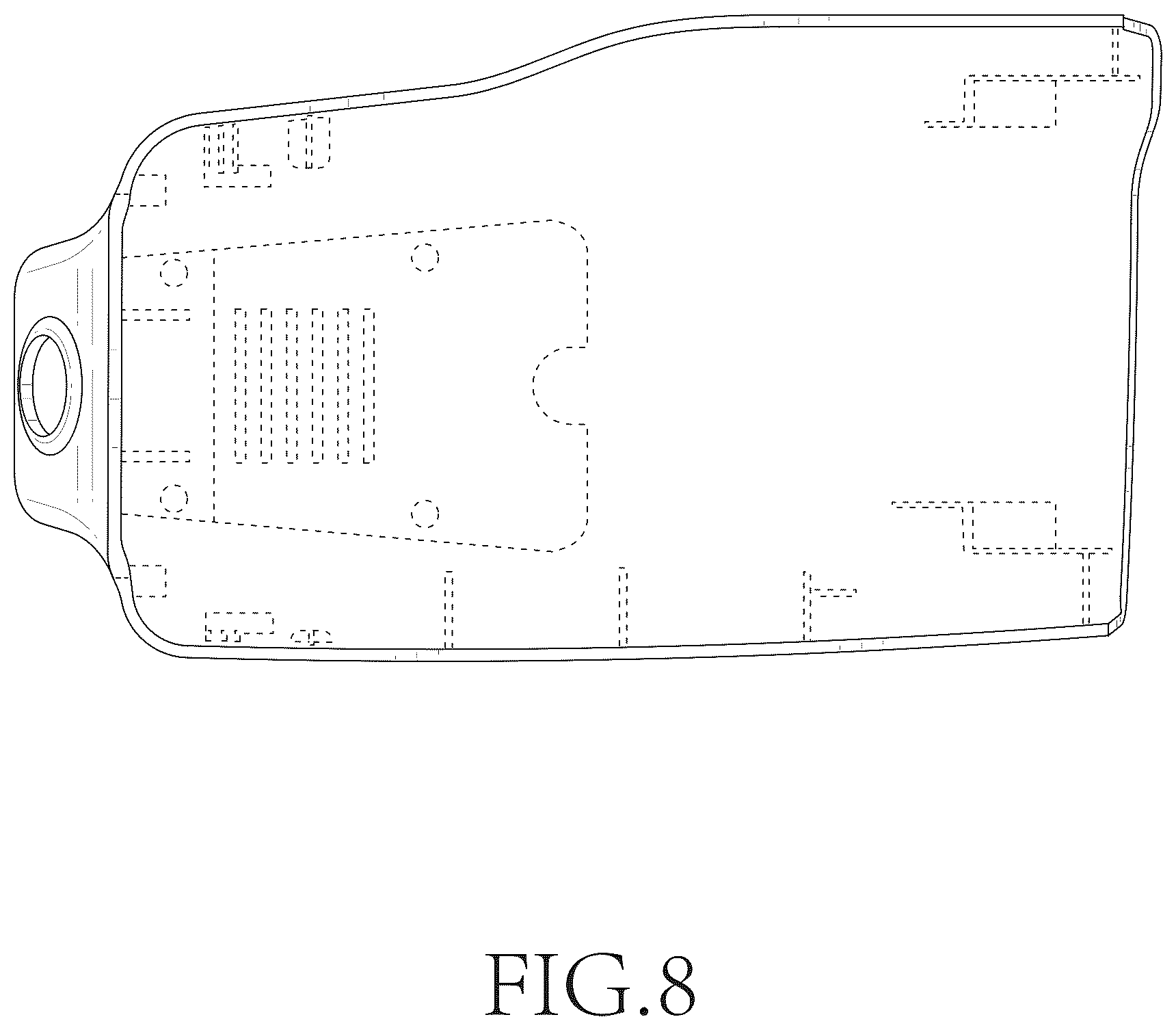 Patent USD1100800 Figure 8 – Driving recorder case