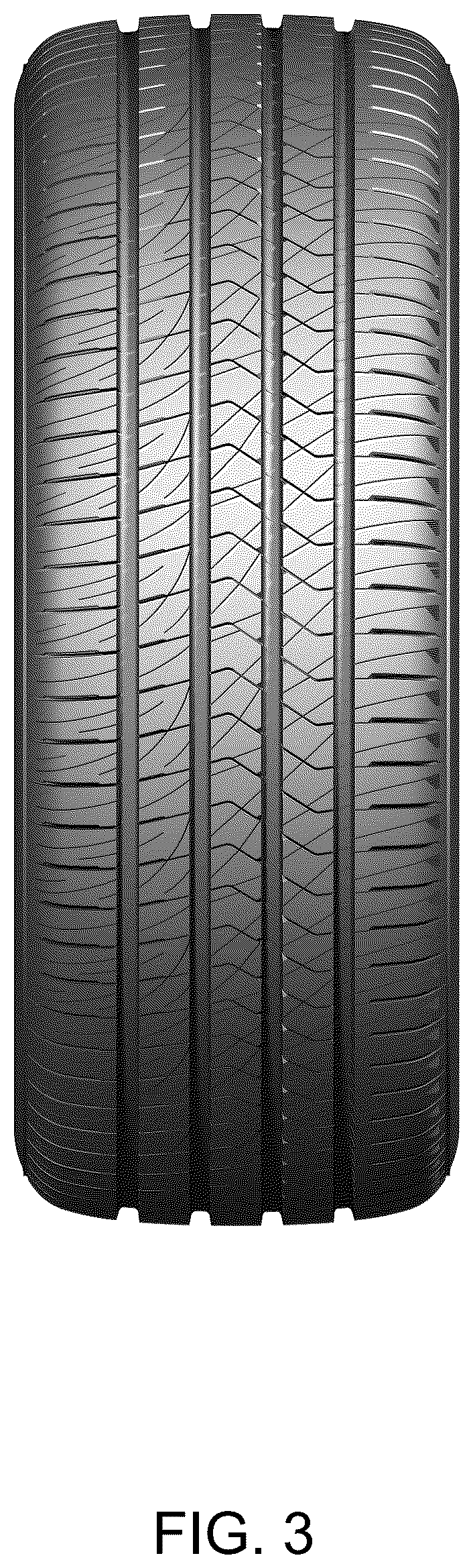 Patent USD1100802 Figure 3 – Tire