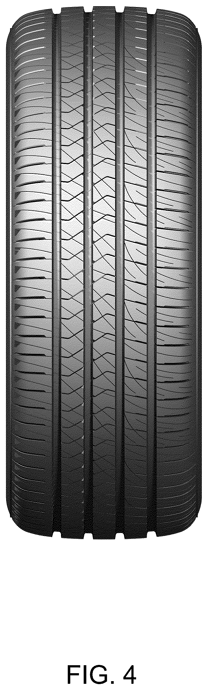 Patent USD1100802 Figure 4 – Tire