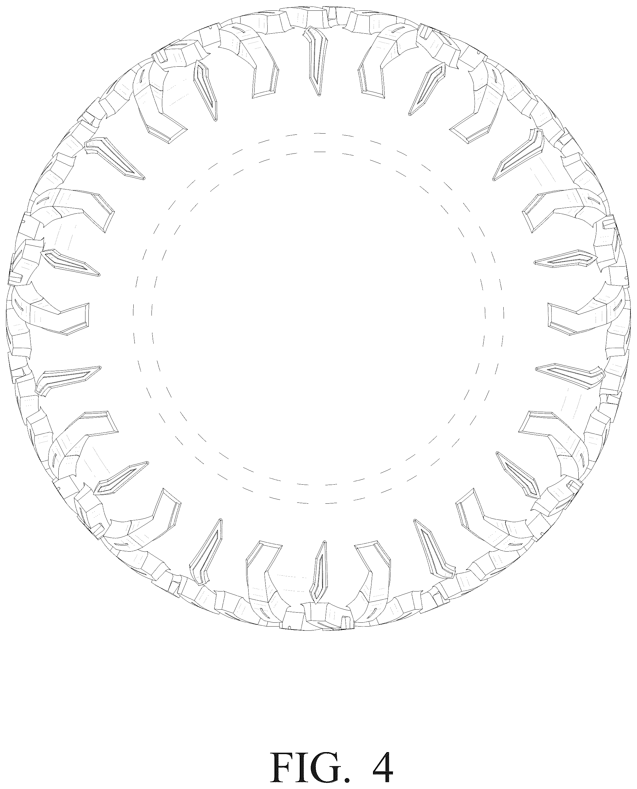 Patent USD1100808 Figure 4 – Tyre