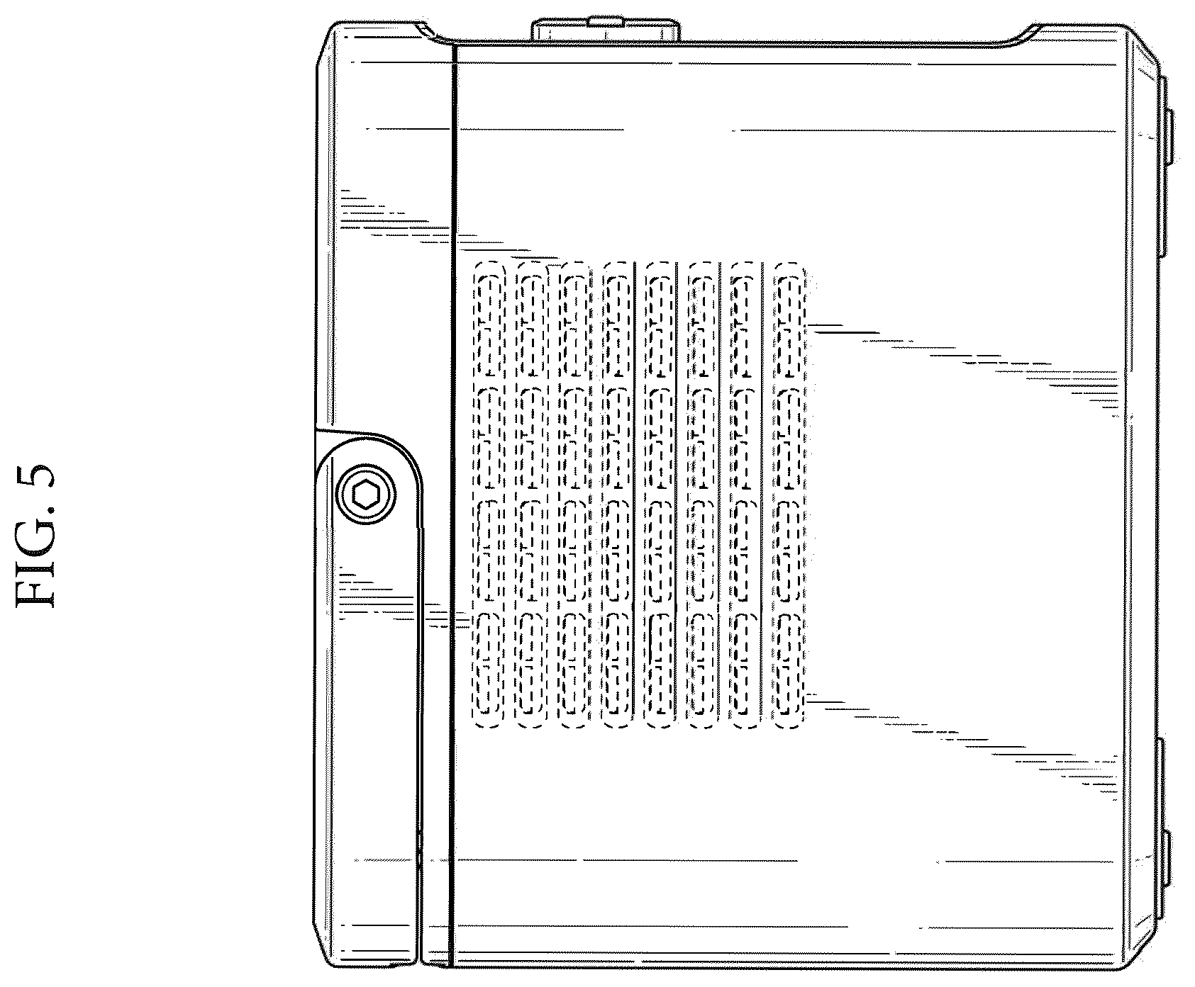 Patent USD1100814 Figure 5 – Portable power supply