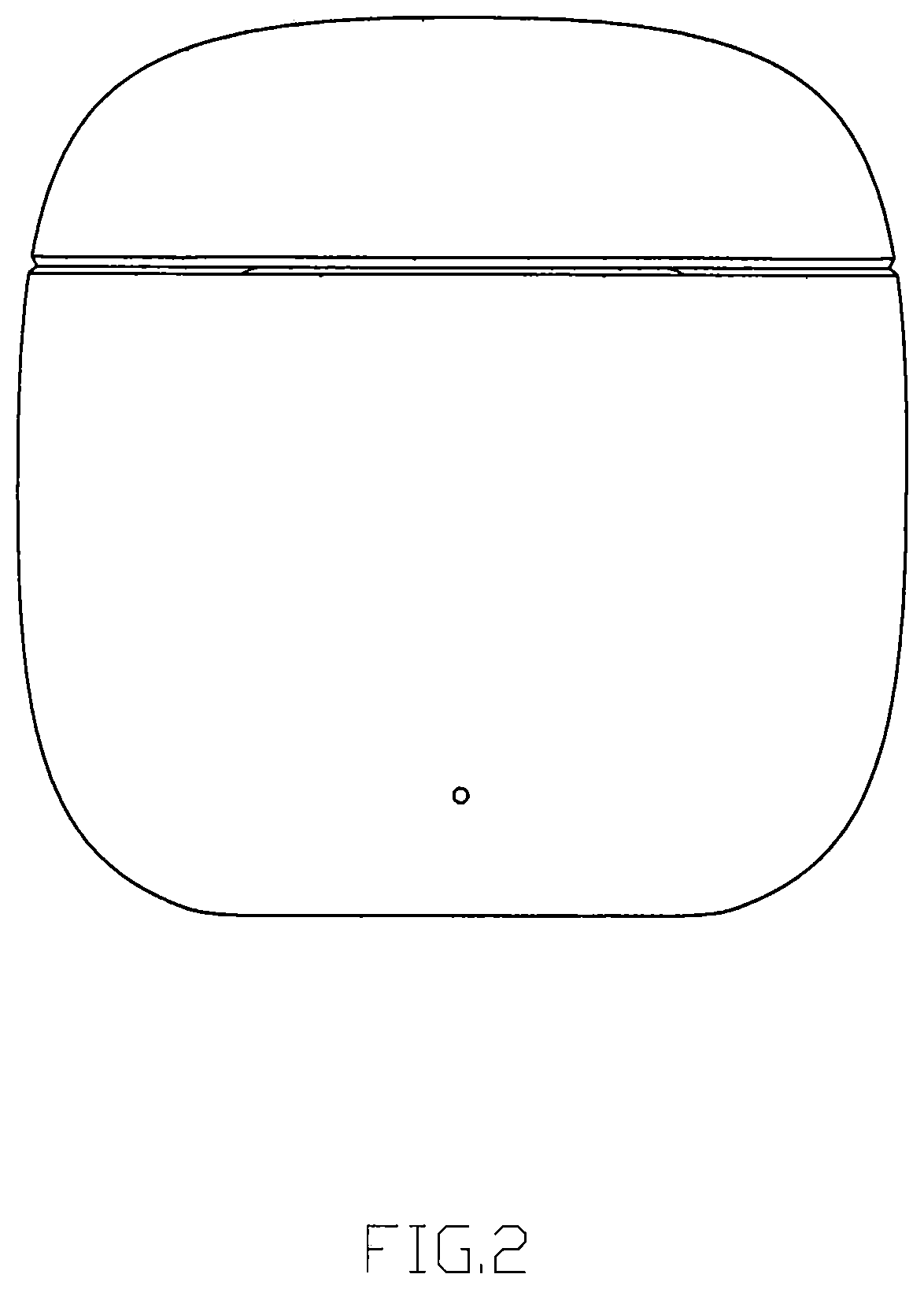 Patent USD1100817 Figure 2 – Charging case for earbuds