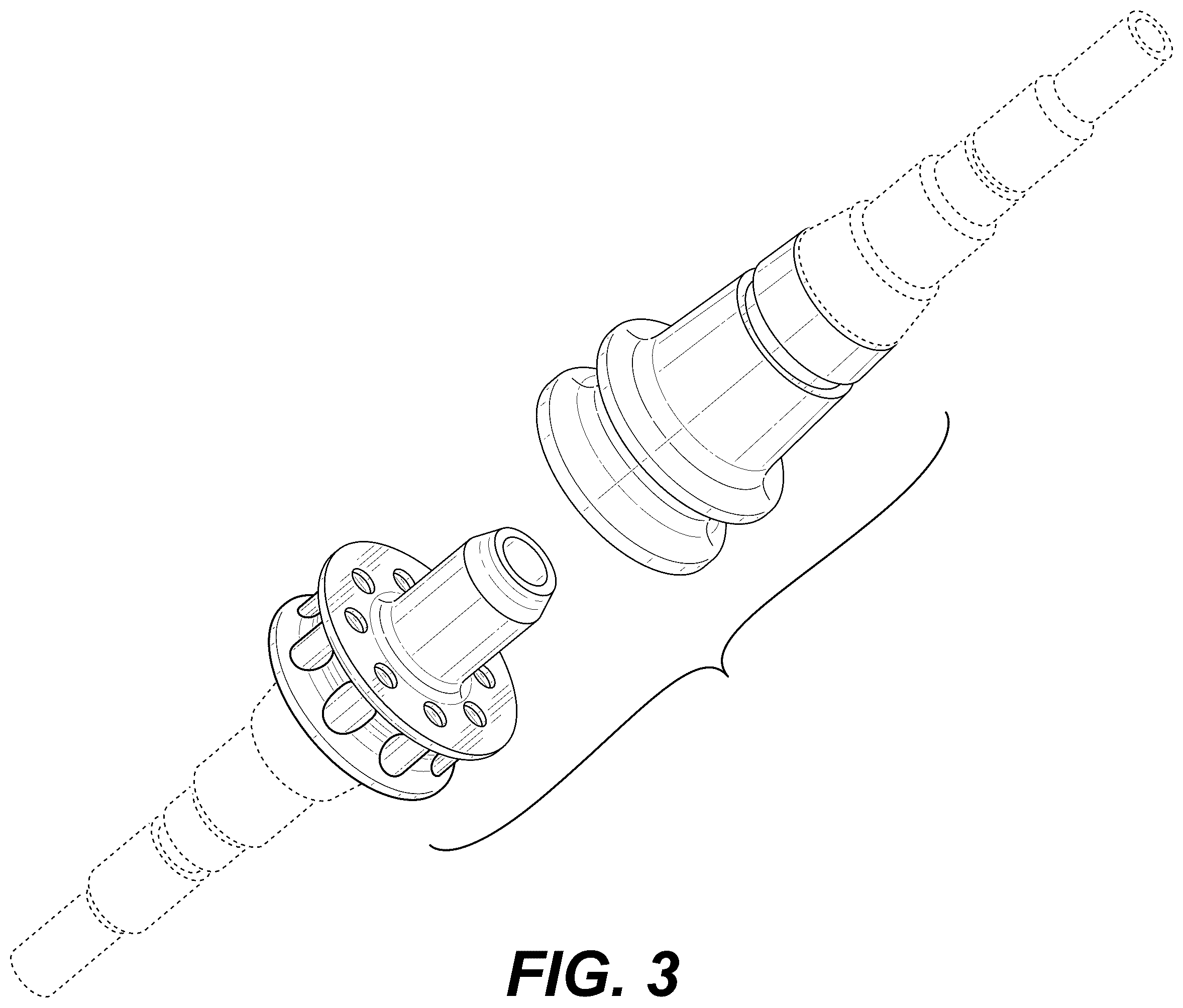 Patent USD1100835 Figure 3 – Set of connectors