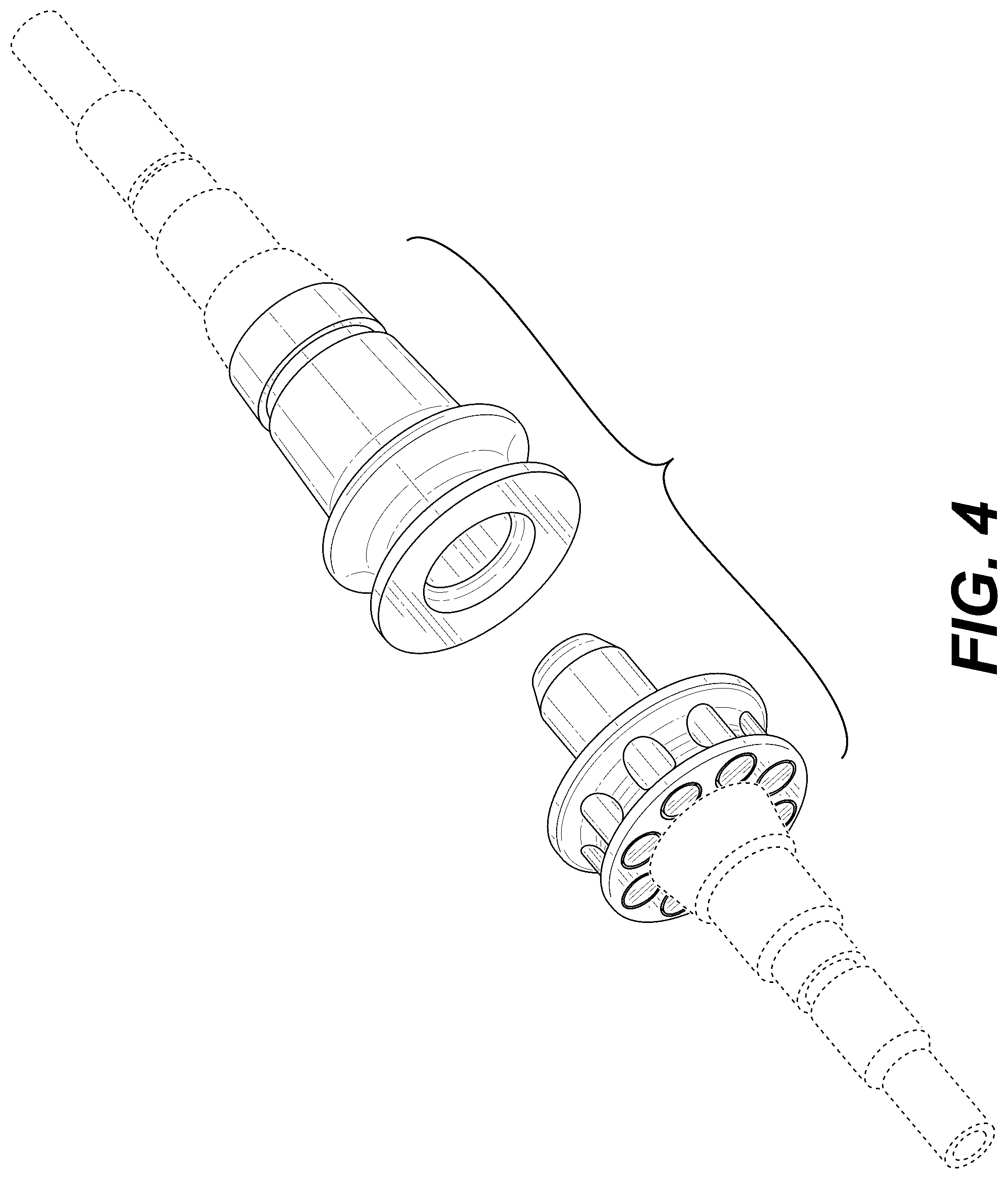 Patent USD1100835 Figure 4 – Set of connectors