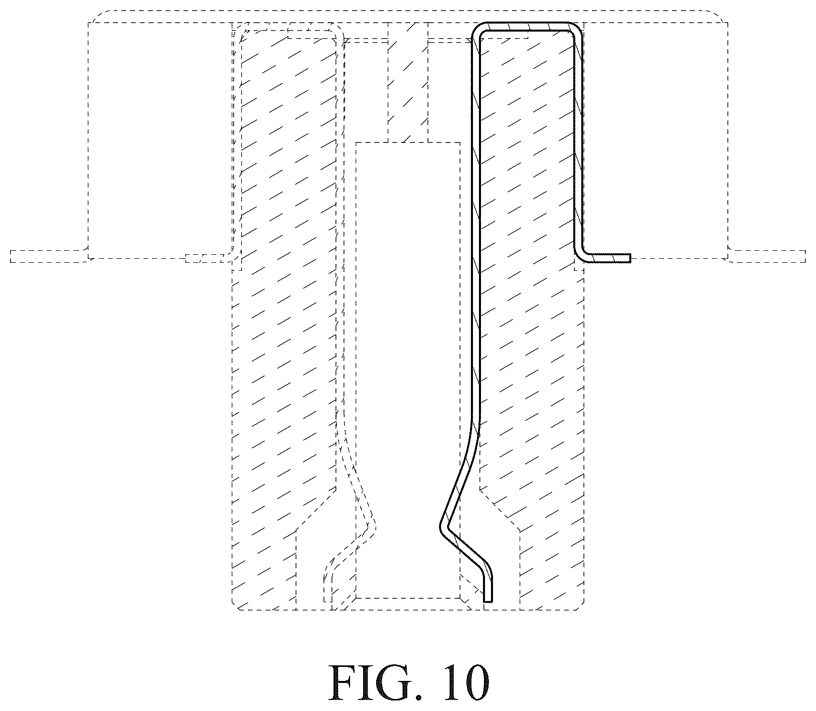 Patent USD1100839 Figure 7 – Receptacle connector terminal