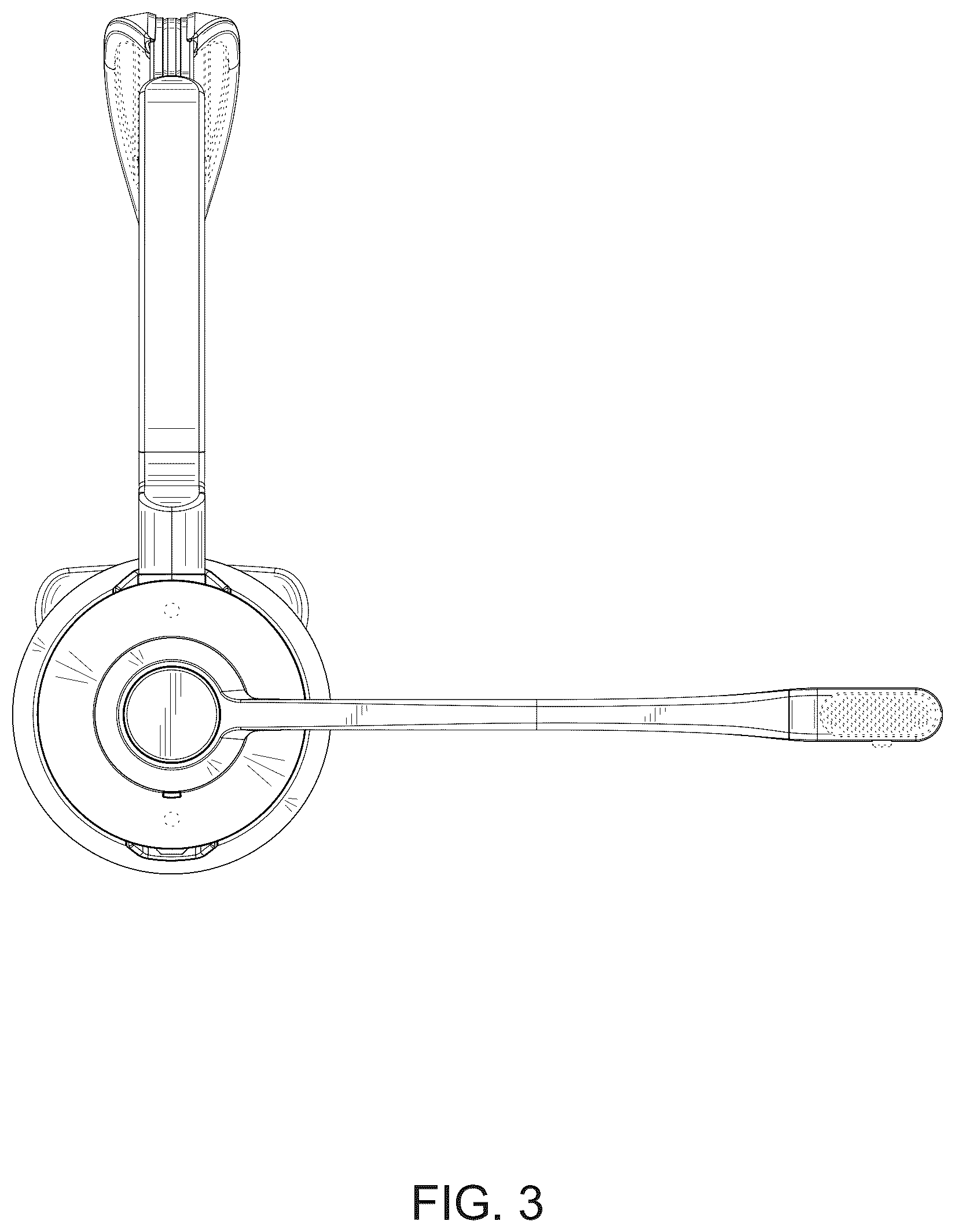 Patent USD1100882 Figure 3 – Headset for wireless telephone