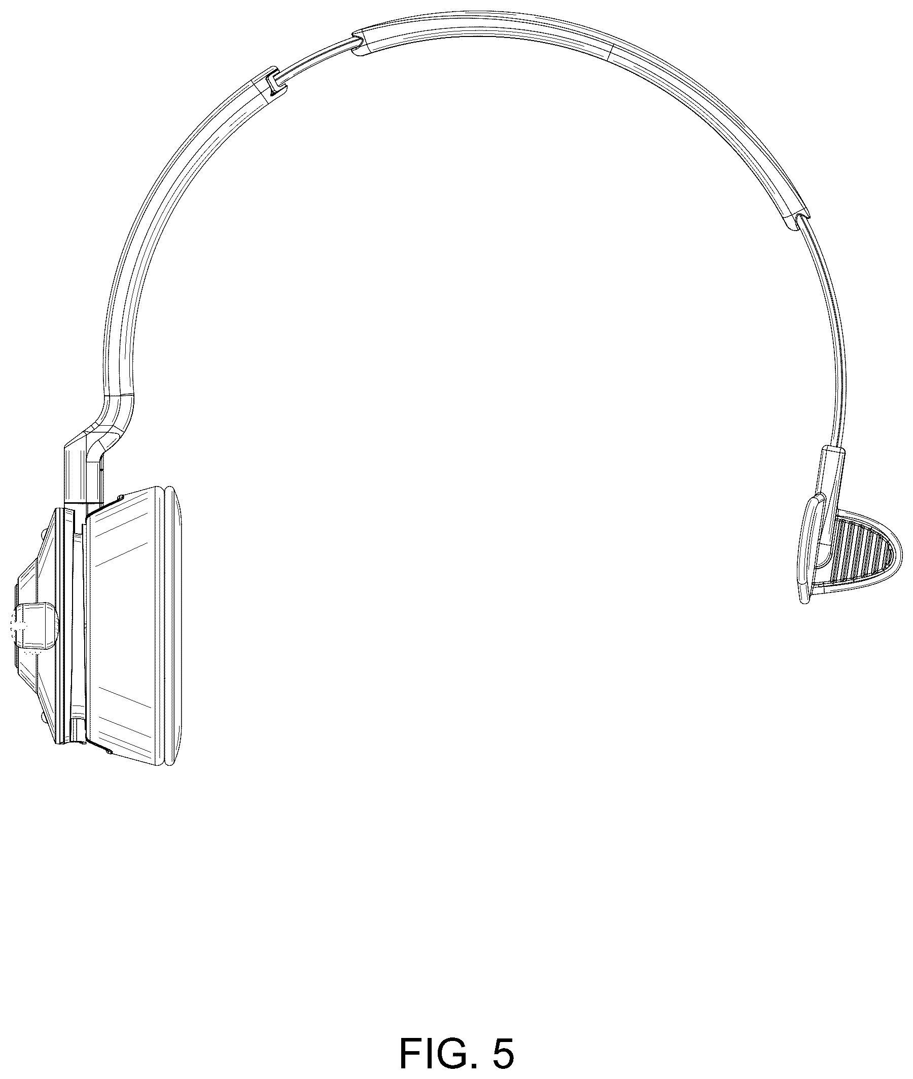 Patent USD1100882 Figure 5 – Headset for wireless telephone