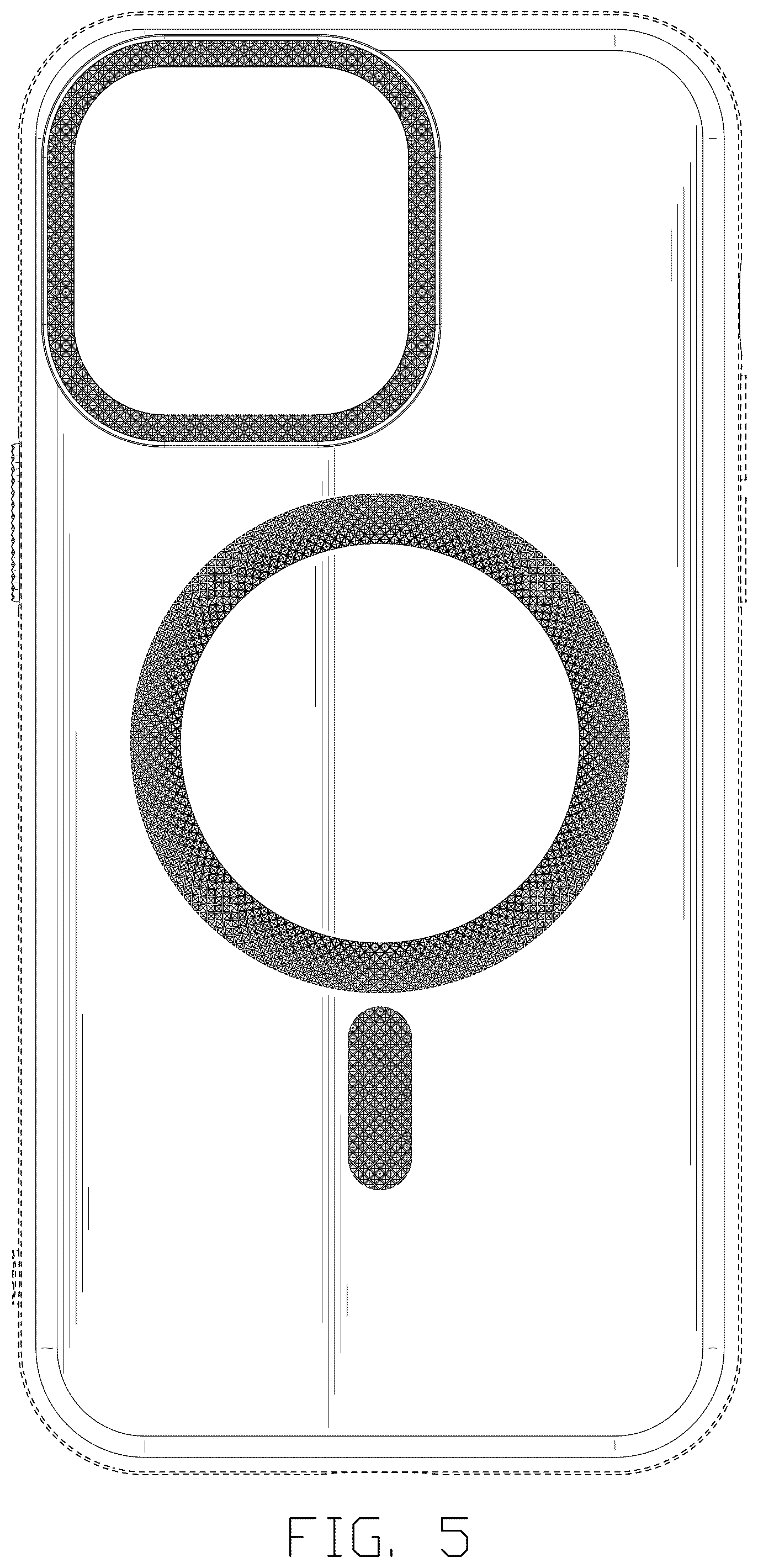 Patent USD1100891 Figure 5 – Case for mobile phone