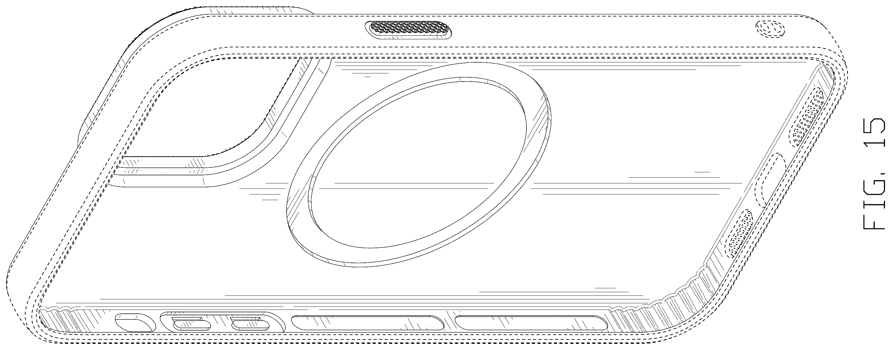 Patent USD1100891 Figure 15 – Case for mobile phone