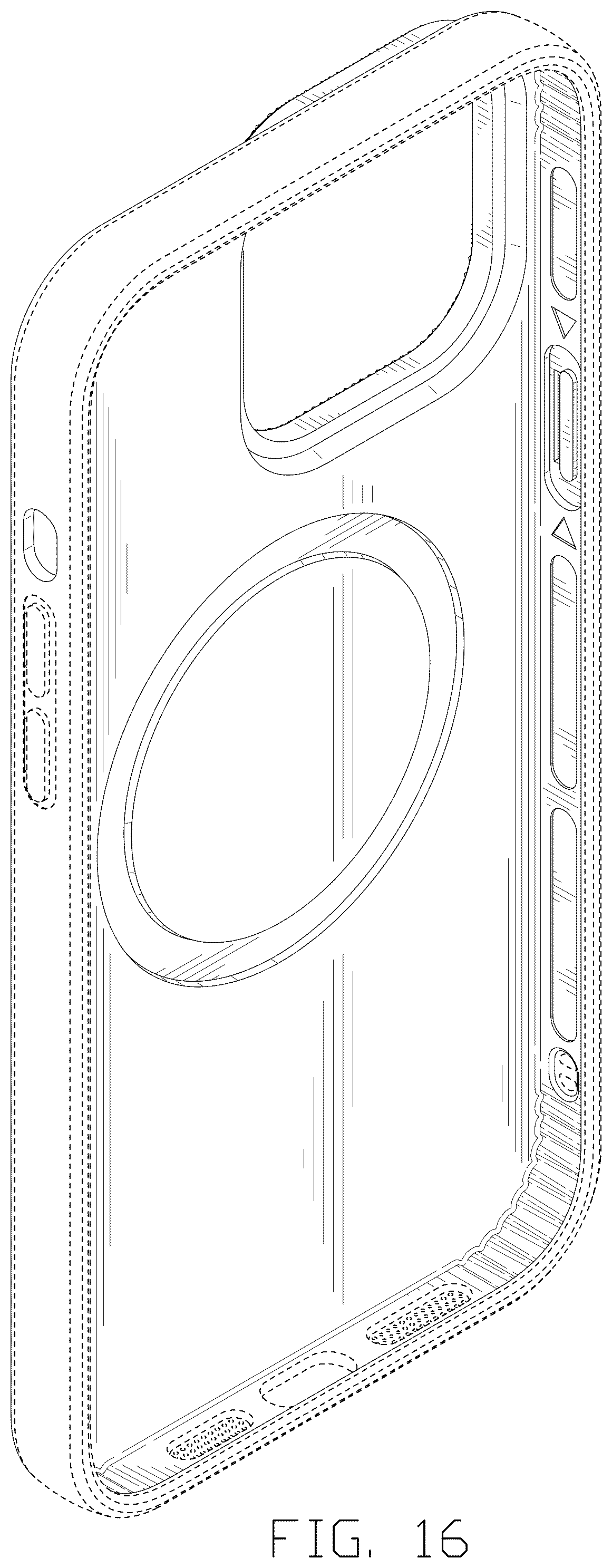 Patent USD1100891 Figure 16 – Case for mobile phone