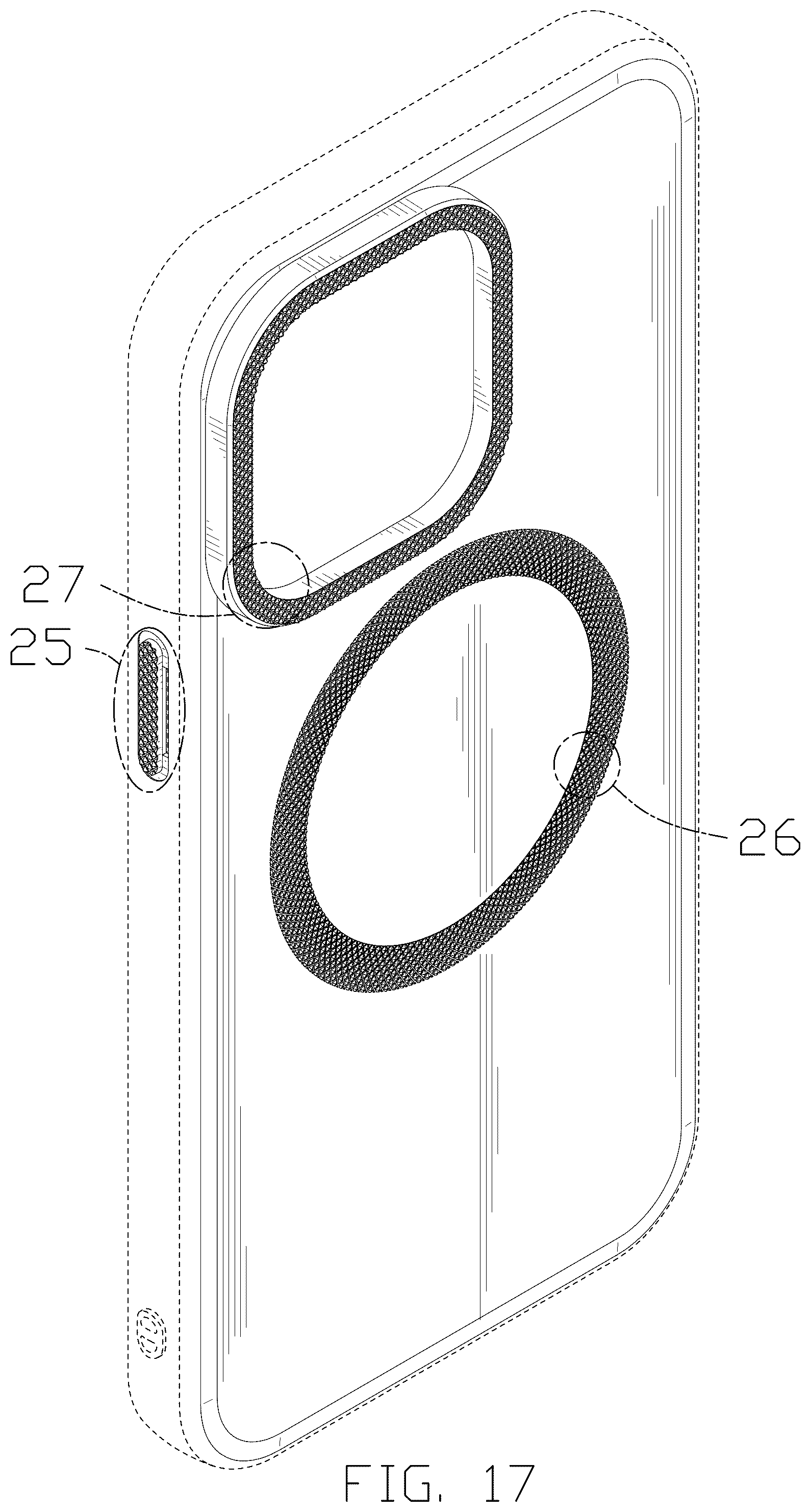 Patent USD1100891 Figure 17 – Case for mobile phone