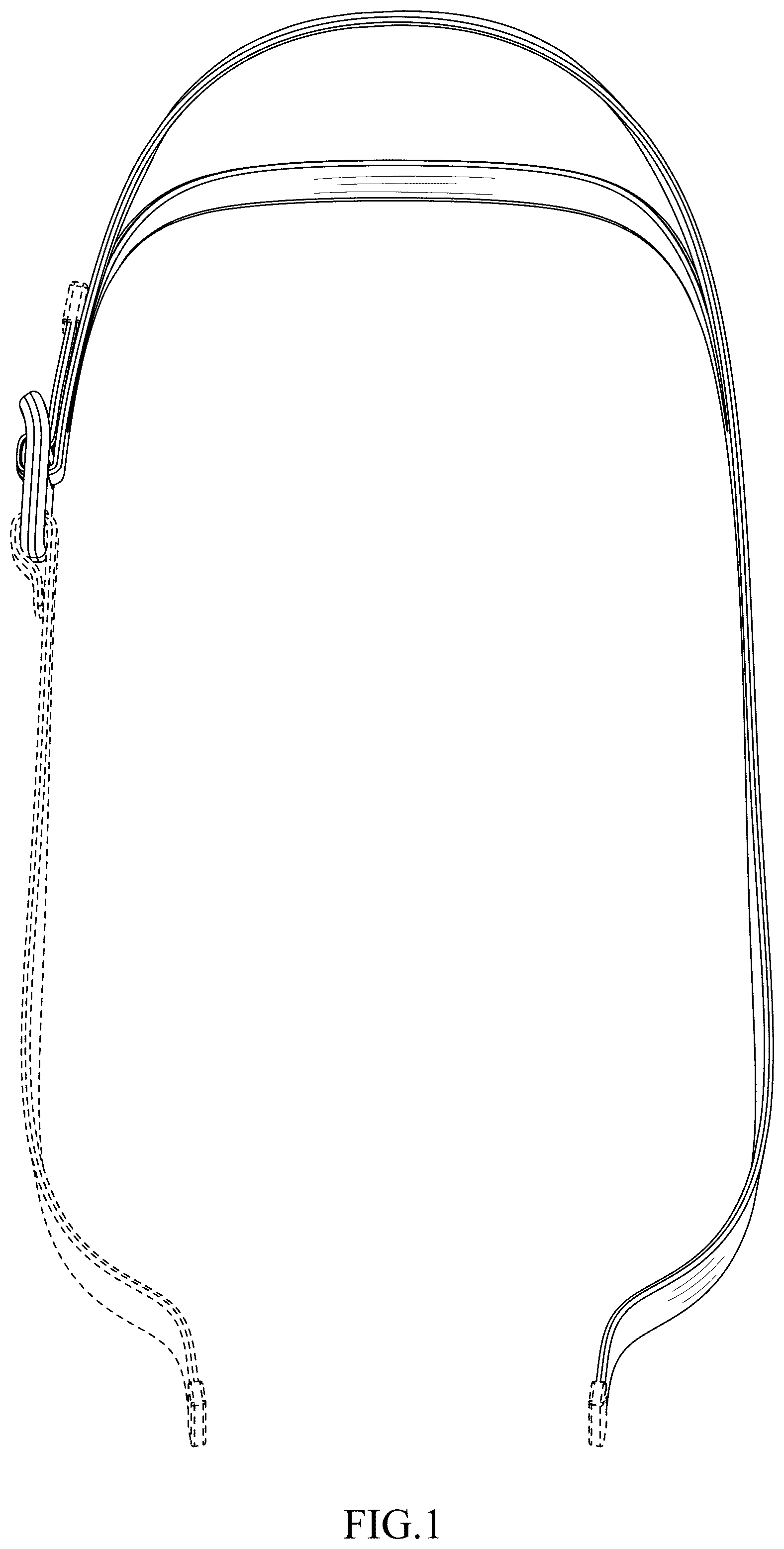 Patent USD1100904 Figure 1 – Strap